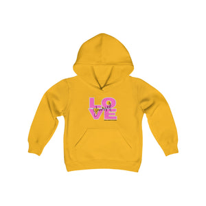 Youth Heavy Blend Hooded Sweatshirt (Love Yourself)