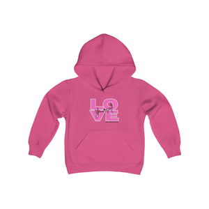 Youth Heavy Blend Hooded Sweatshirt (Love Yourself)