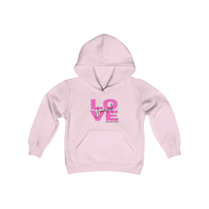 Youth Heavy Blend Hooded Sweatshirt (Love Yourself)