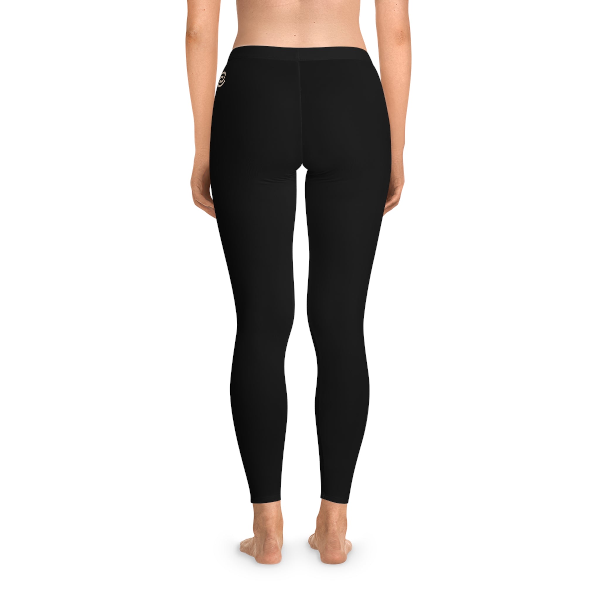 Womens Peel Here Luxe Stretchy Leggings (black)