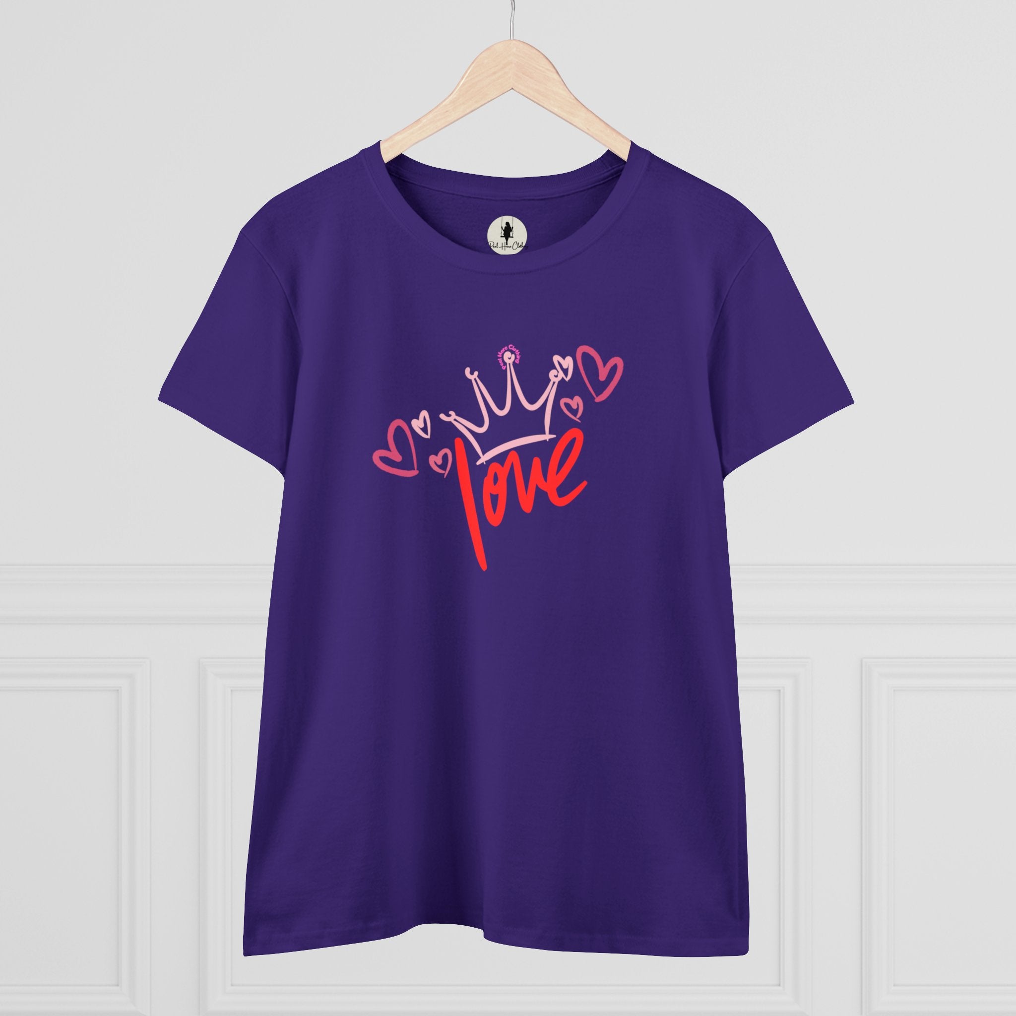 Love !!! Midweight Cotton Tee (Front)