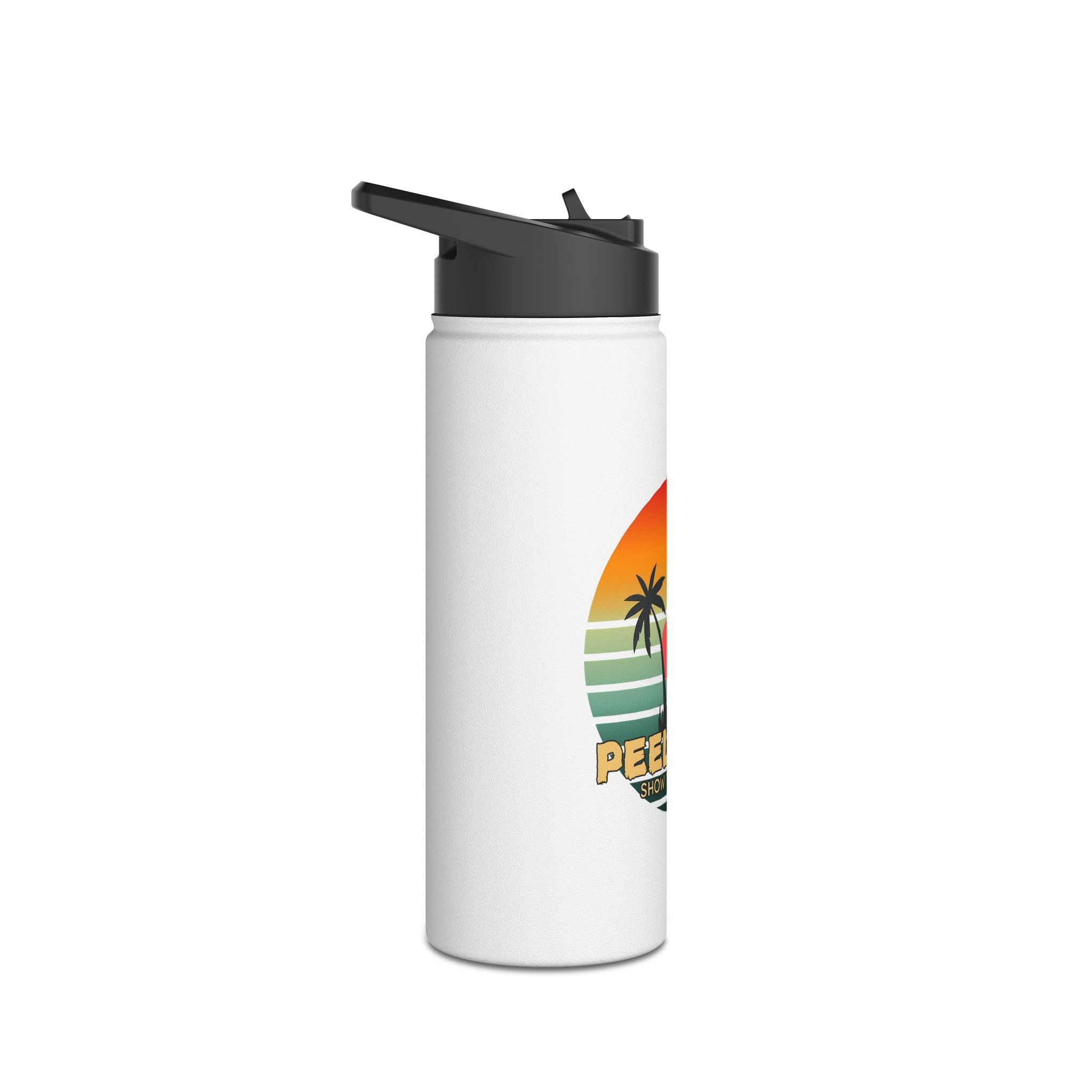 Peel Here Stainless Steel Water Bottle, Standard Lid