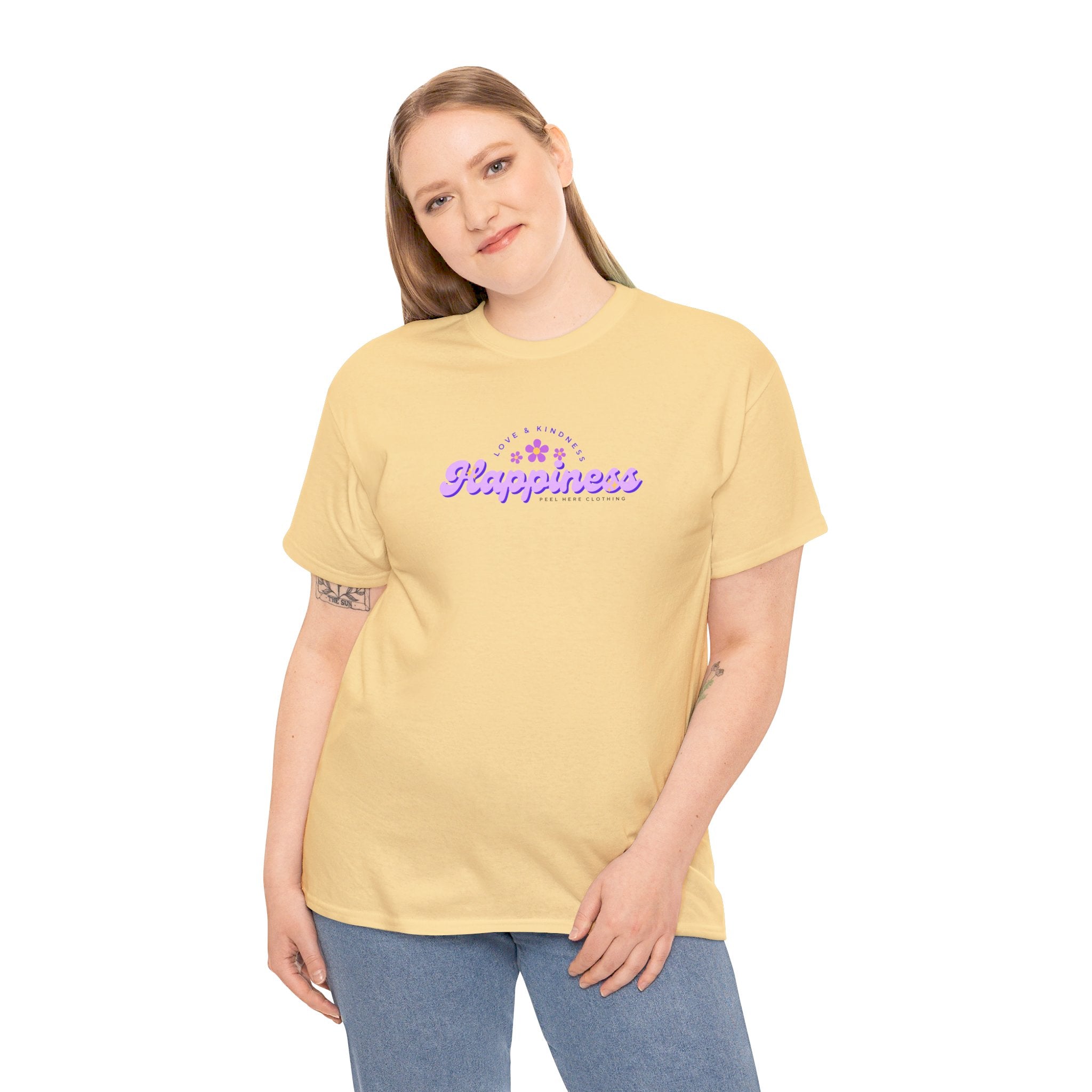 Peel Here Clothing Women's "Happiness"