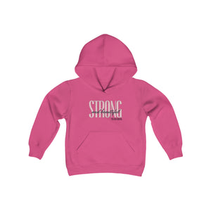 Youth Heavy Blend Hooded Sweatshirt (Strong and Beautiful)