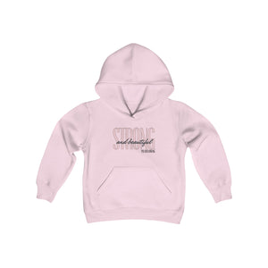 Youth Heavy Blend Hooded Sweatshirt (Strong and Beautiful)