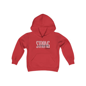 Youth Heavy Blend Hooded Sweatshirt (Strong and Beautiful)