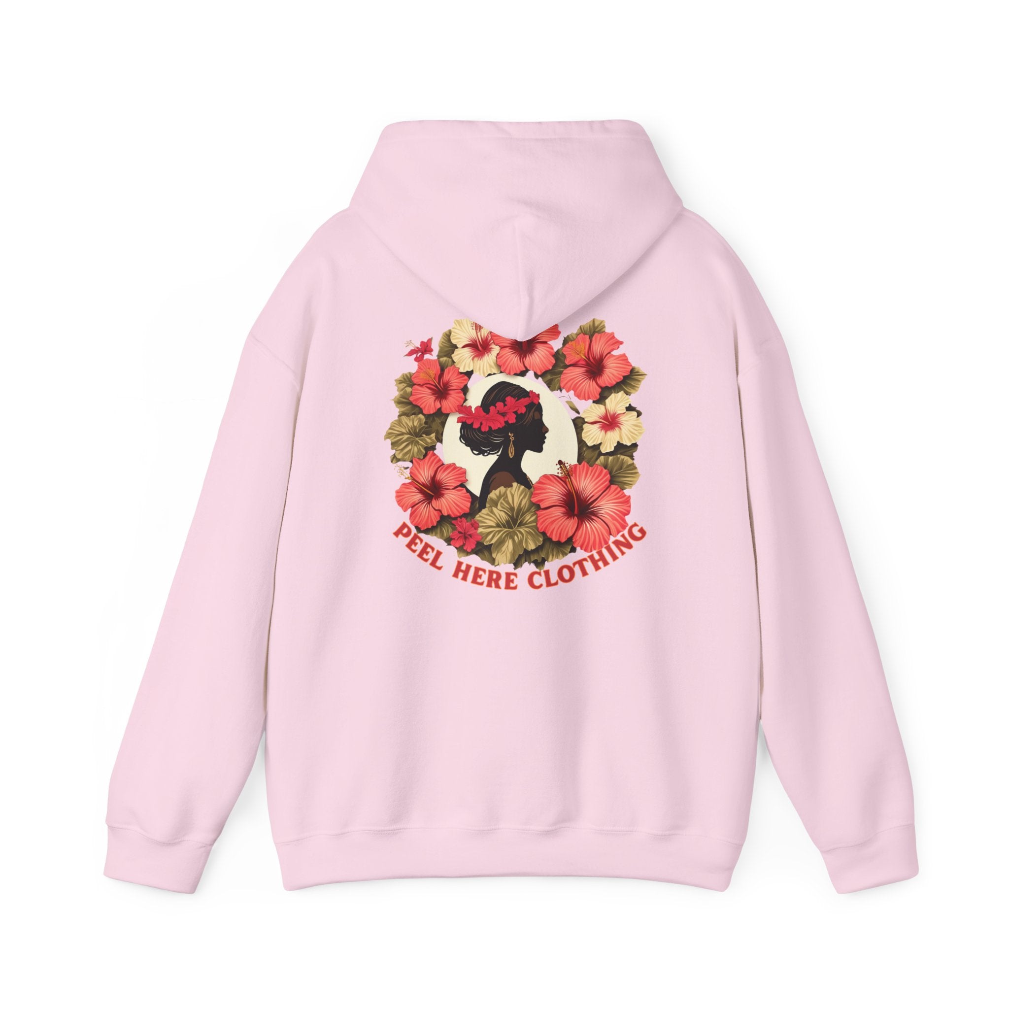 Hibiscus Princess Hooded Sweatshirt Heavy Blend