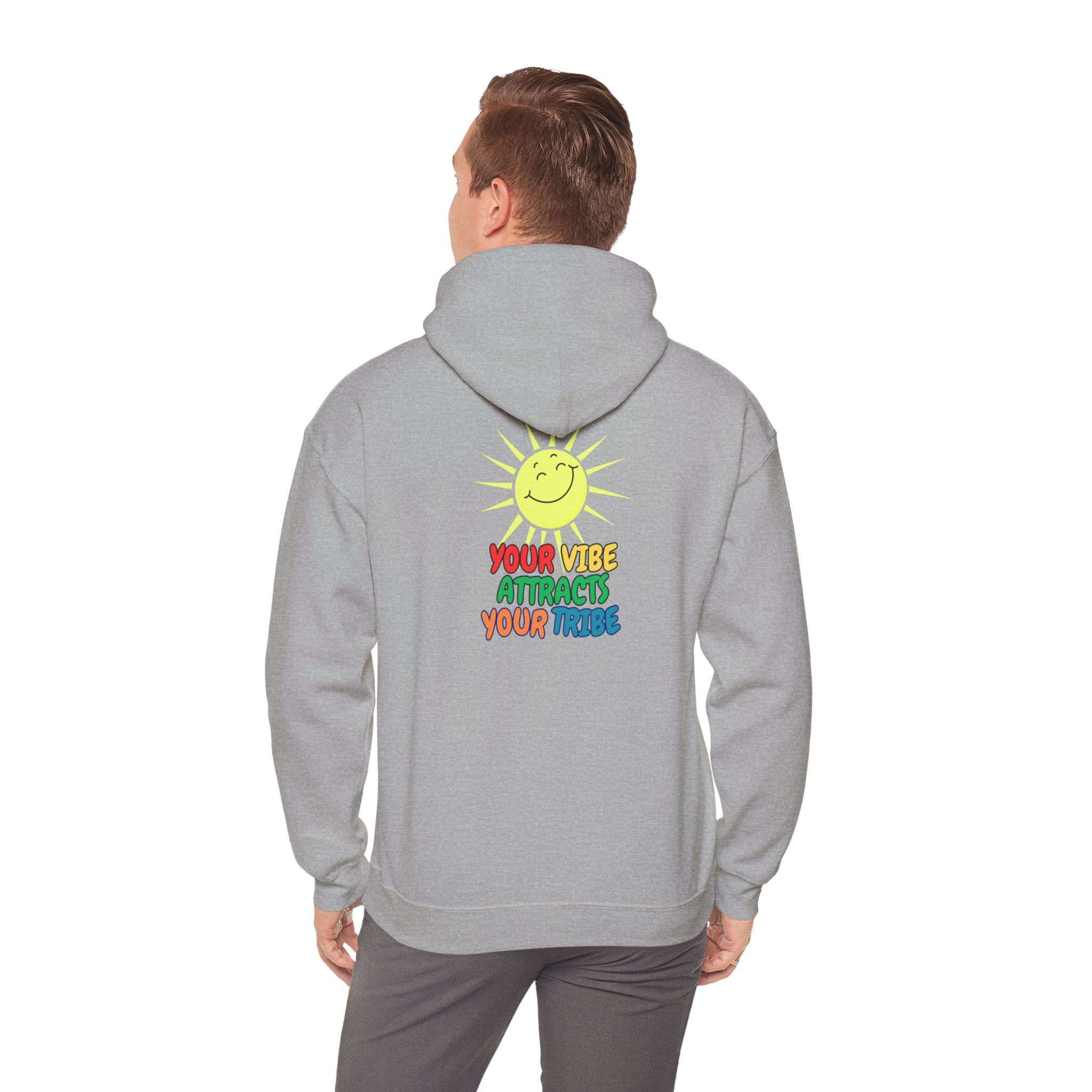 Peel Here Clothing's Your Vibe Attracts Your Tribe Hoodie