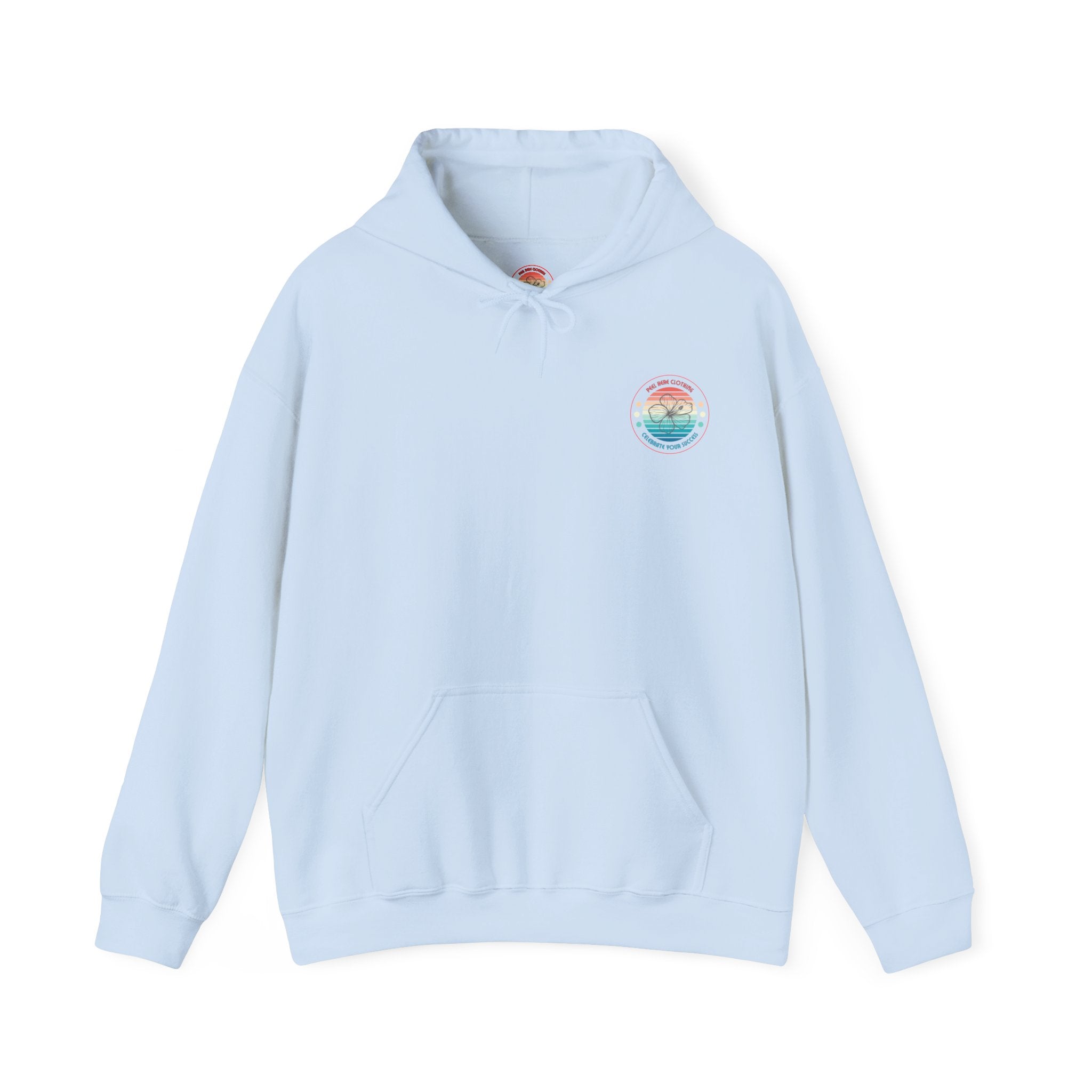 Retro Hibiscus Hooded Sweatshirt