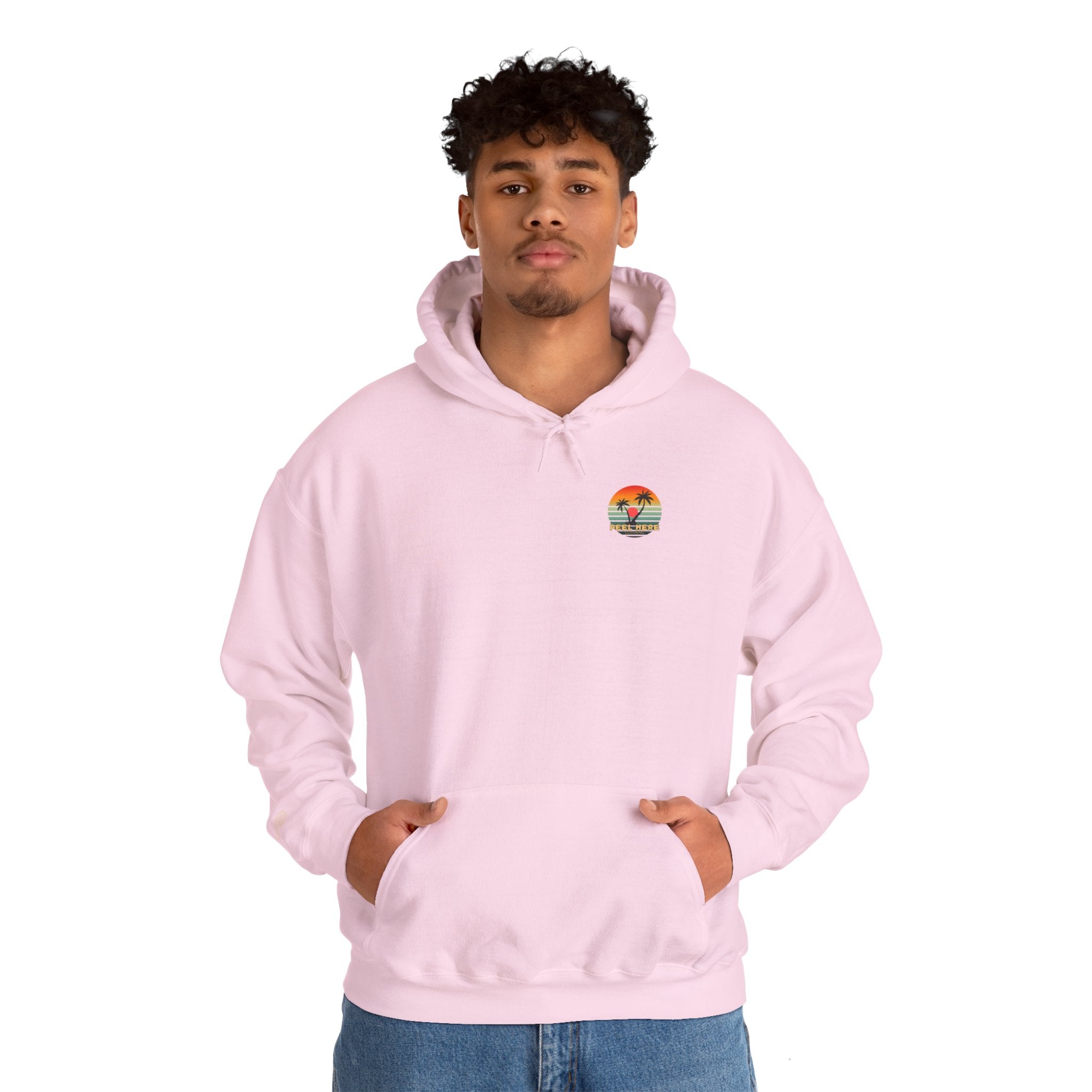 Mens Peel Here Retro Dot Hoodie