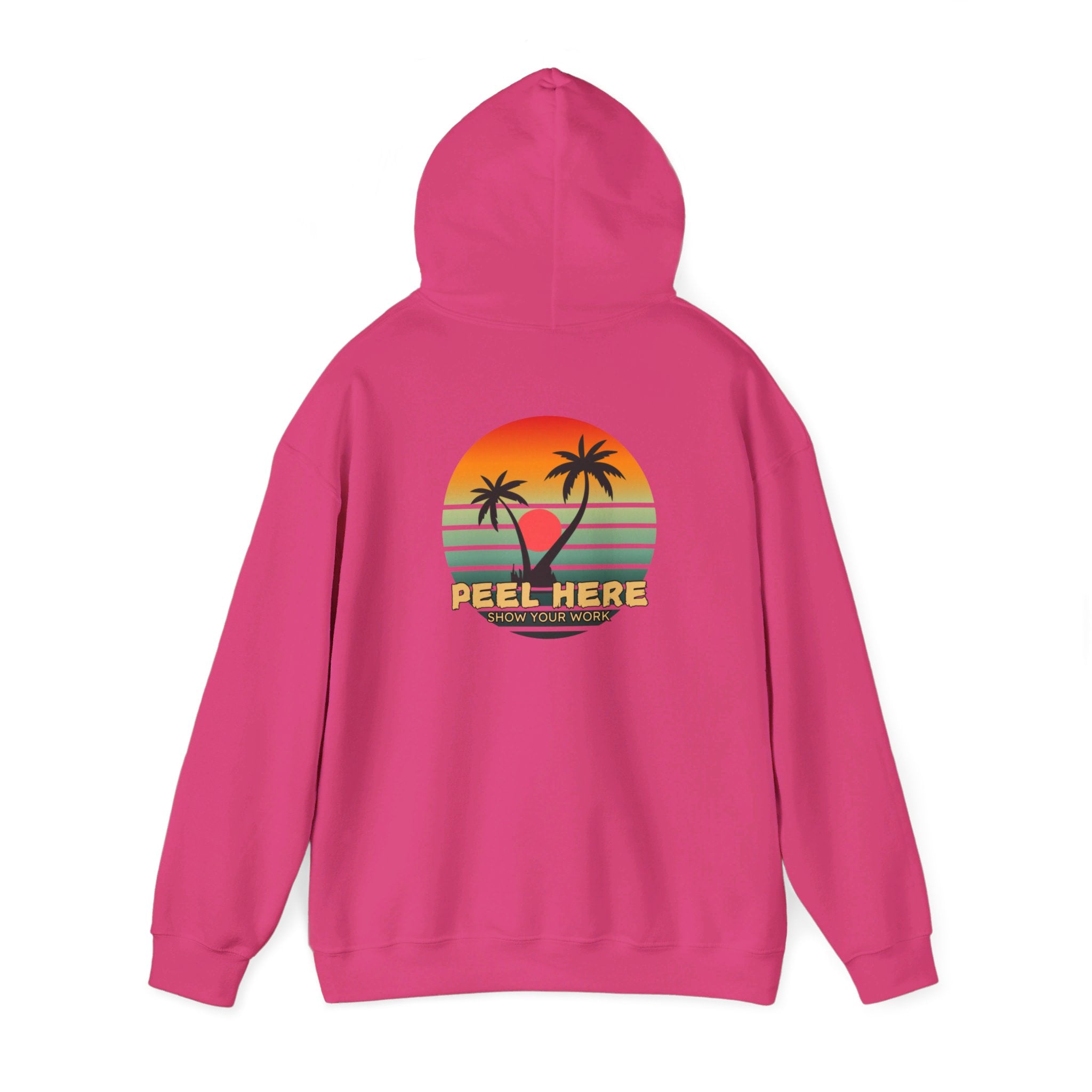 Peel here clothing's Island sun Hoodie