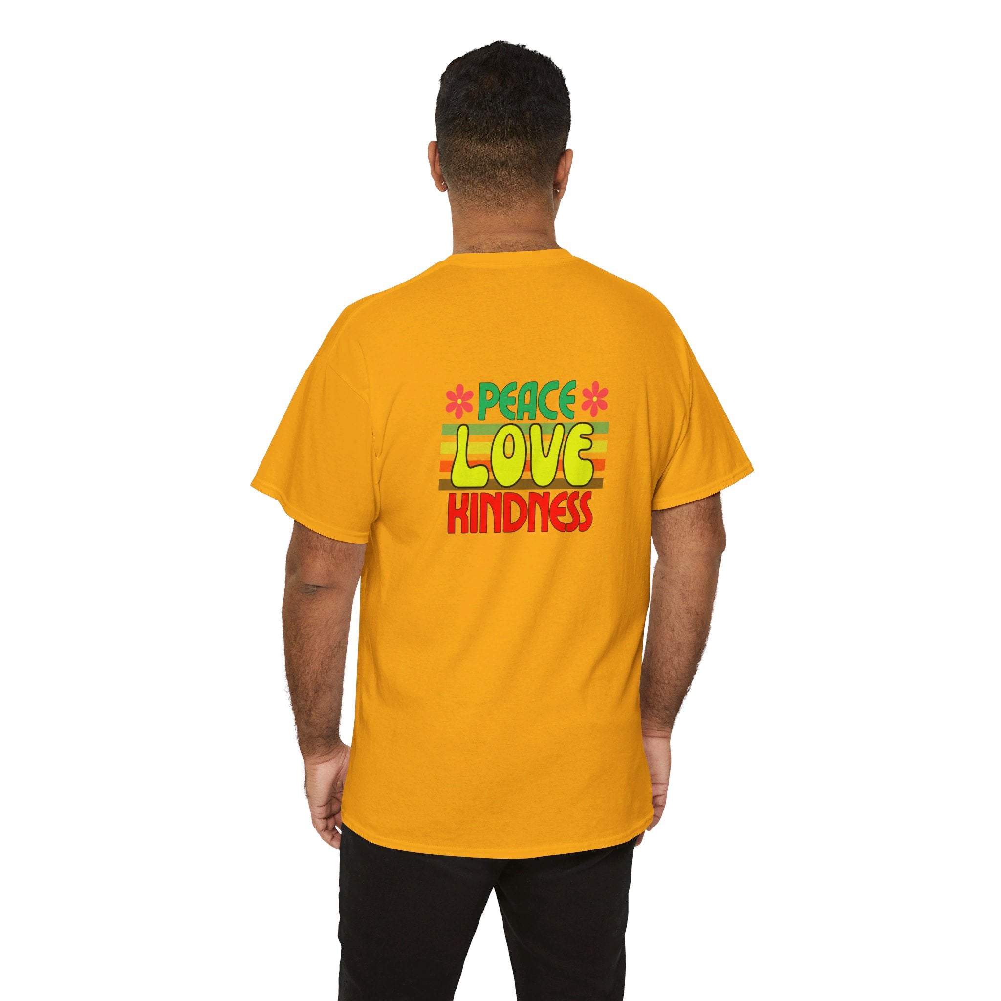 Peel Here Clothing Men's "Peace, Love, Kindness" T-Shirt"