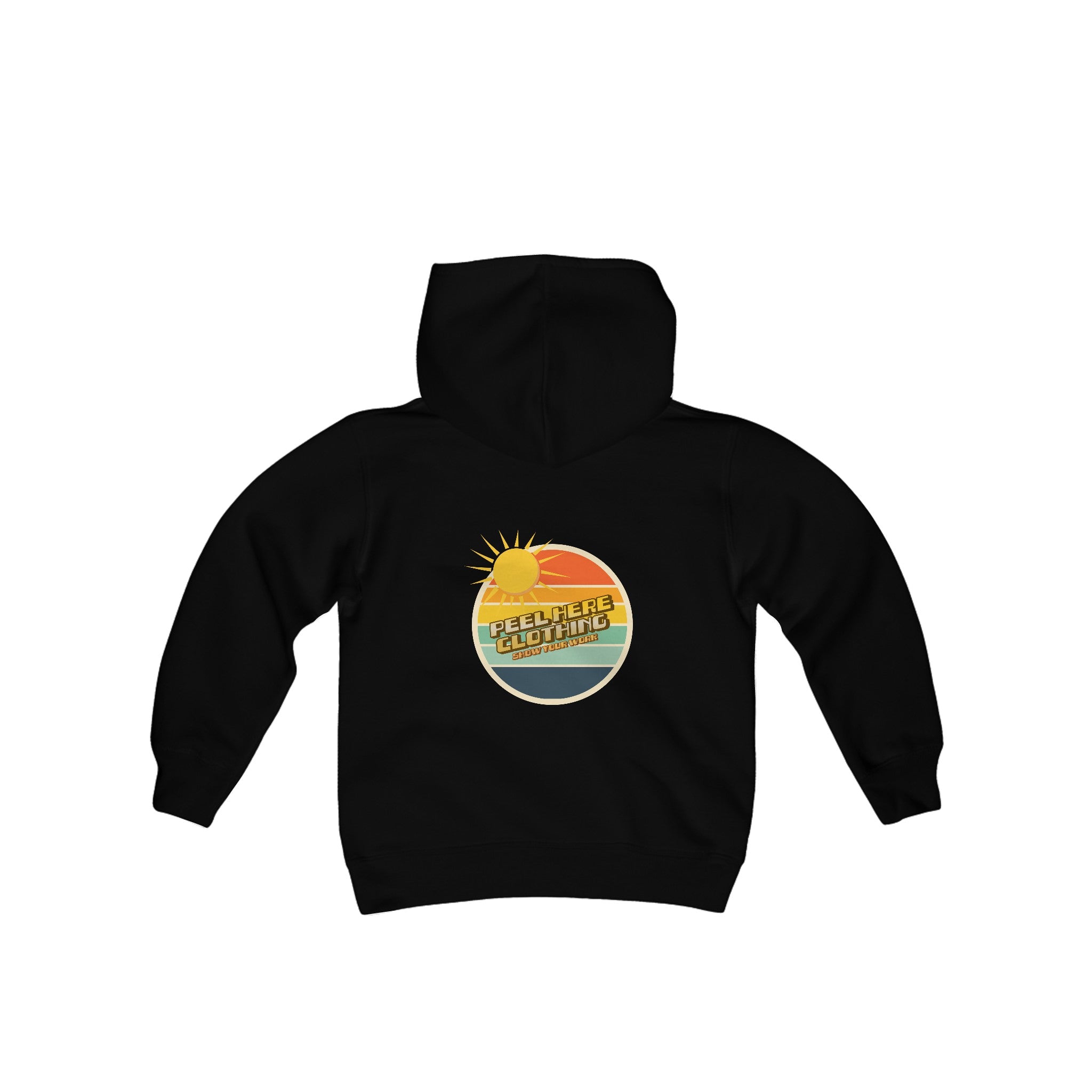 Youth Heavy Blend Hooded Sweatshirt (Retro Dot)