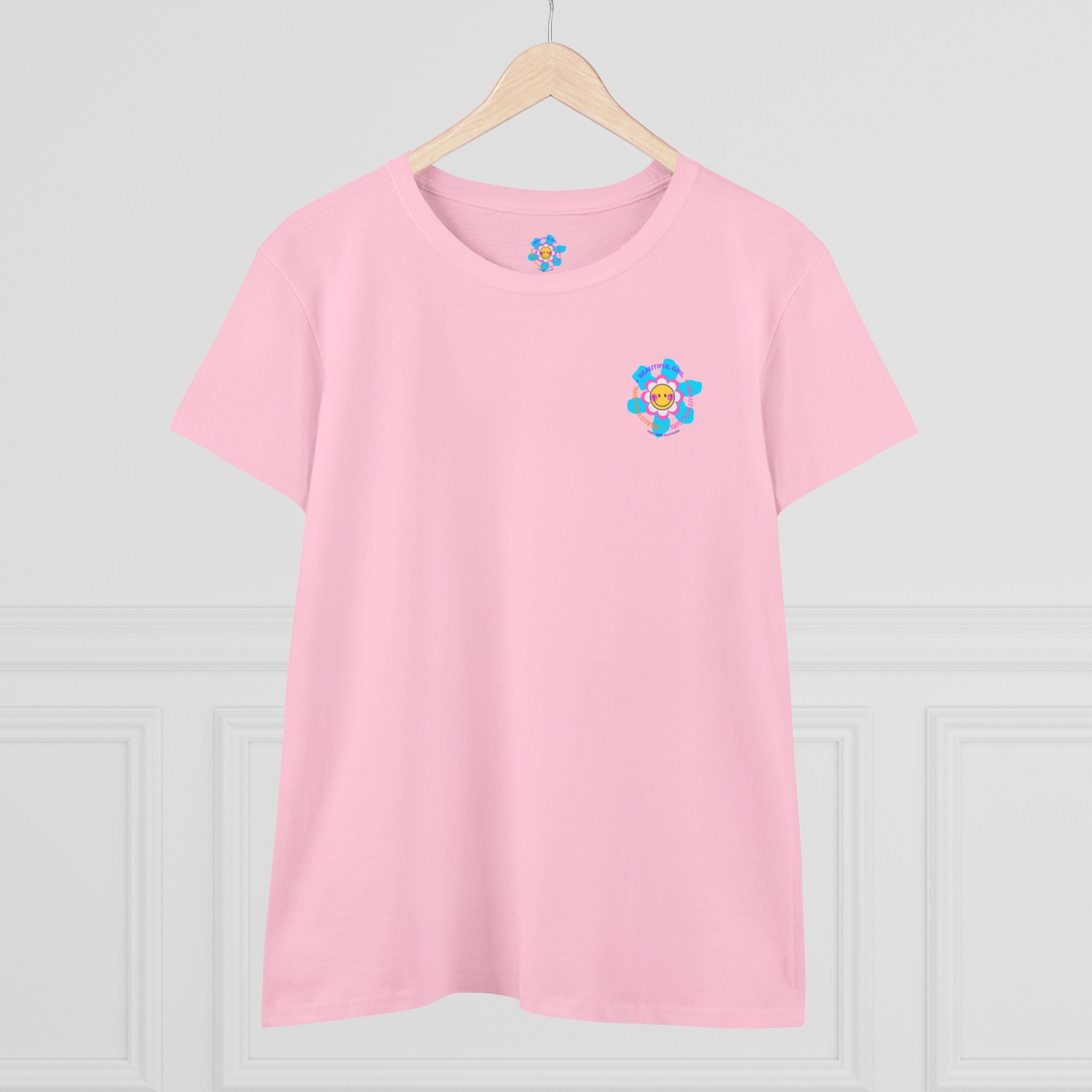 Beautiful Girl Midweight Cotton Tee (Back)