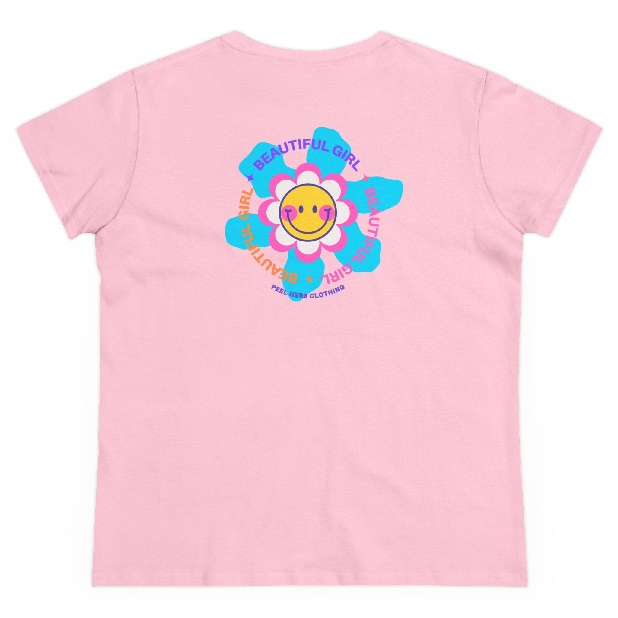 Beautiful Girl Midweight Cotton Tee (Back)