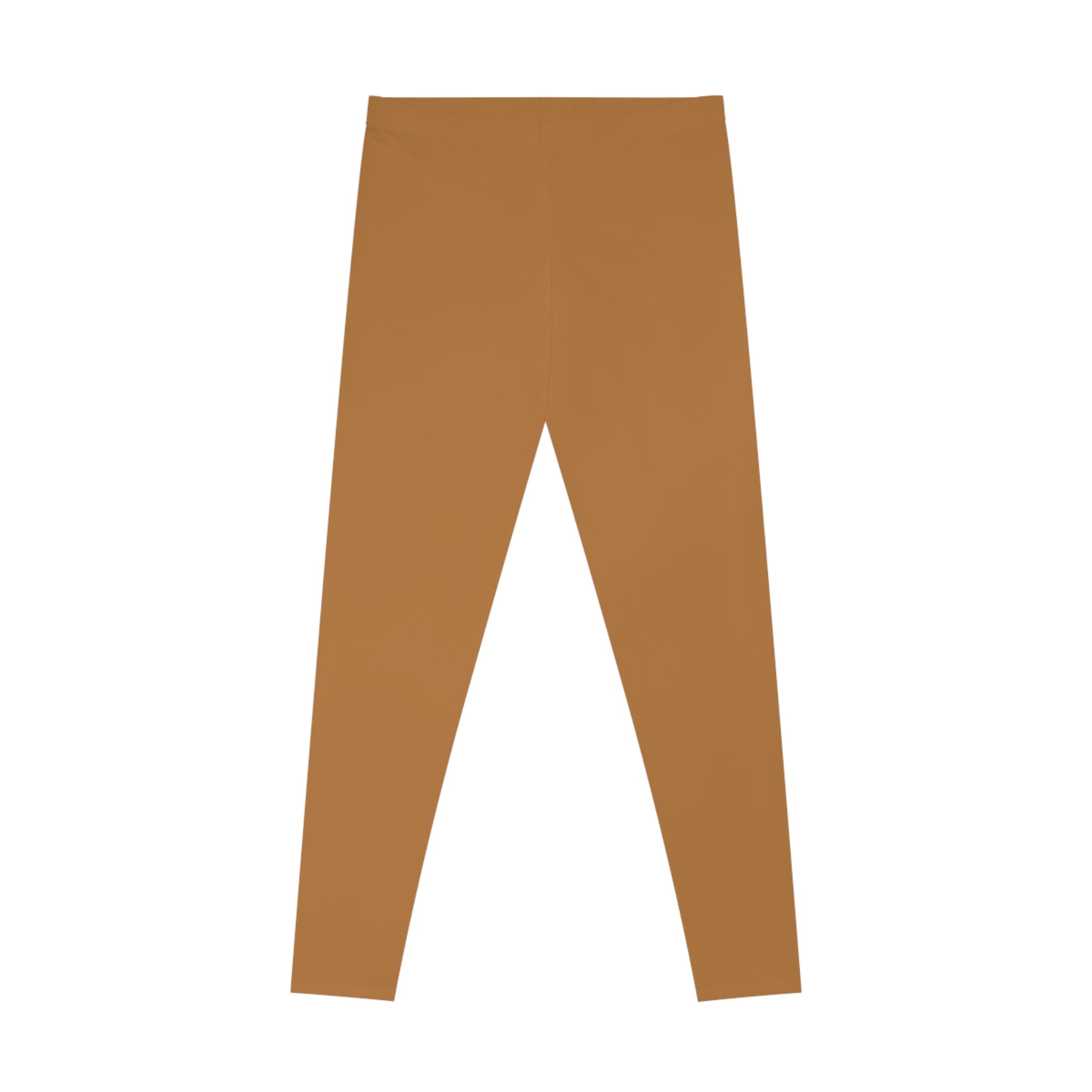 Womens Peel Here Luxe Stretchy Leggings (light brown)