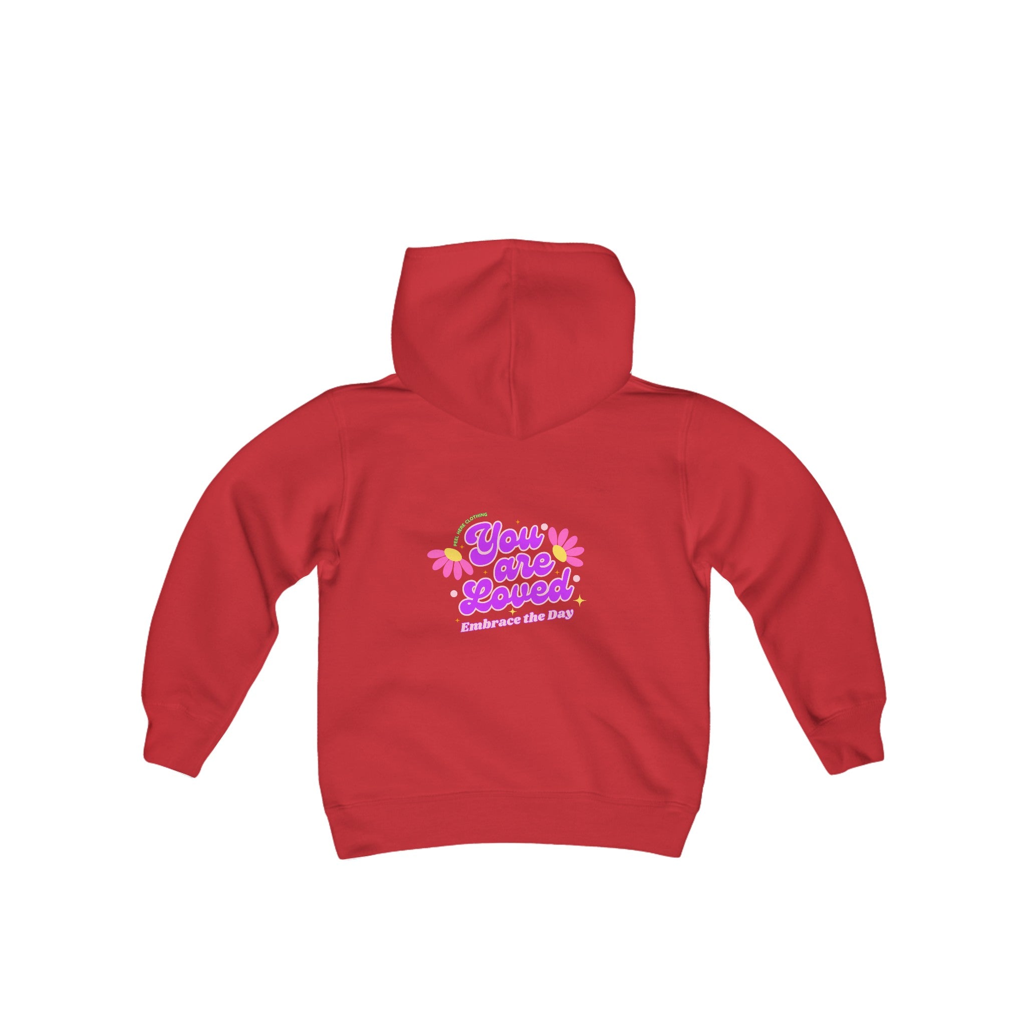 Peel Here Clothings You are Loved Childrens Hoodie