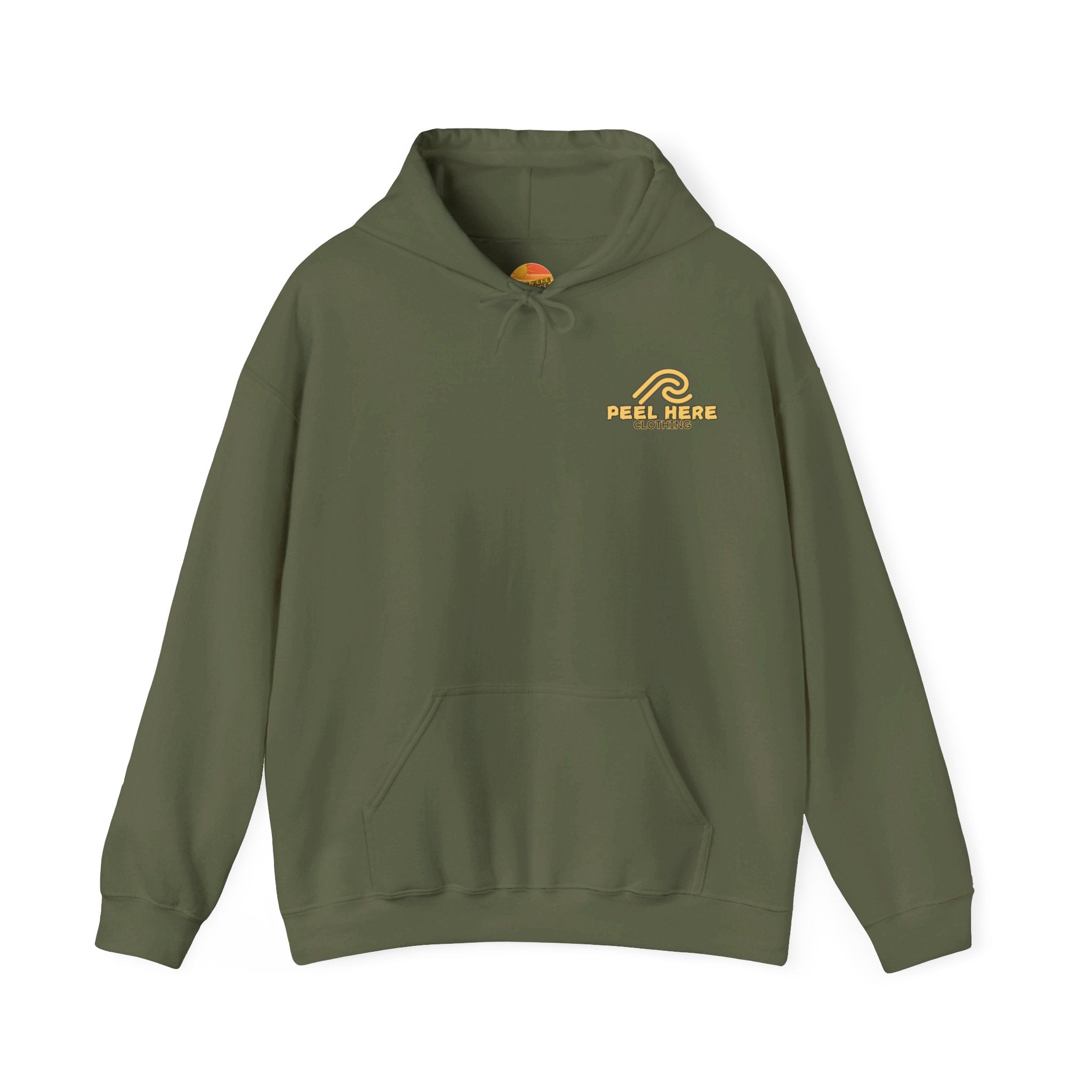 Peel here clothing's Island sun Hoodie