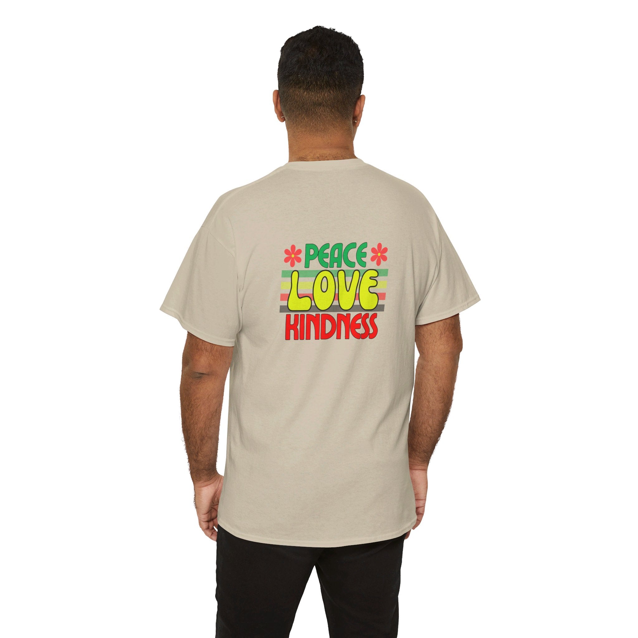 Peel Here Clothing Men's "Peace, Love, Kindness" T-Shirt"