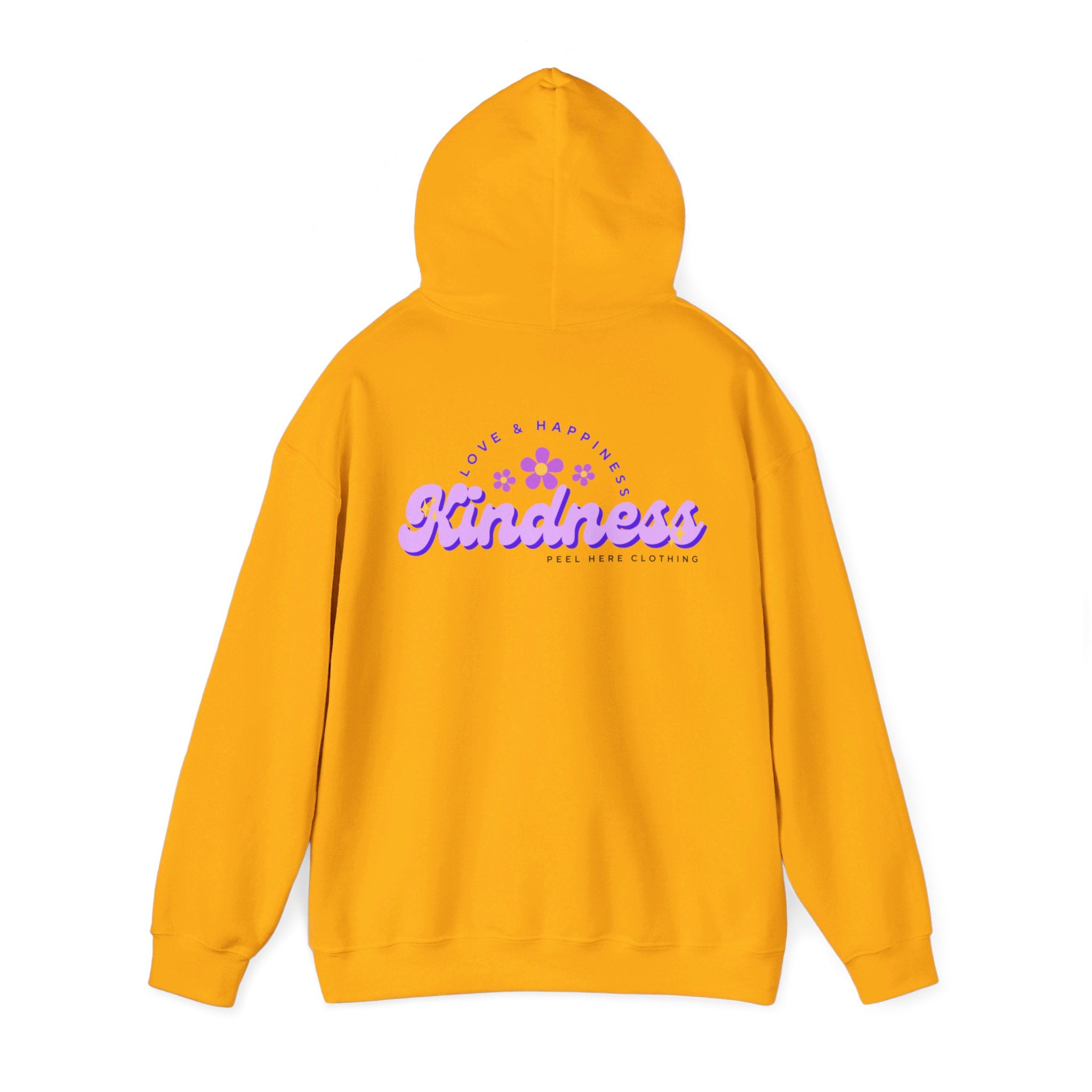 Peel here Clothings Kindness hoodie ( Back)