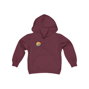 Peel Here Clothings Retro sticker Childrens hoodie