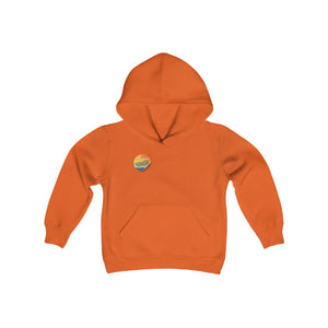 Peel Here Clothings Retro sticker Childrens hoodie