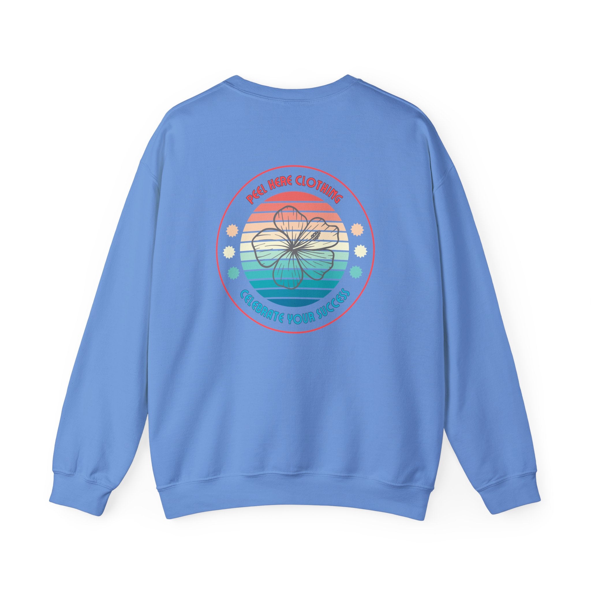 Retro Hibiscus Crewneck Sweatshirt