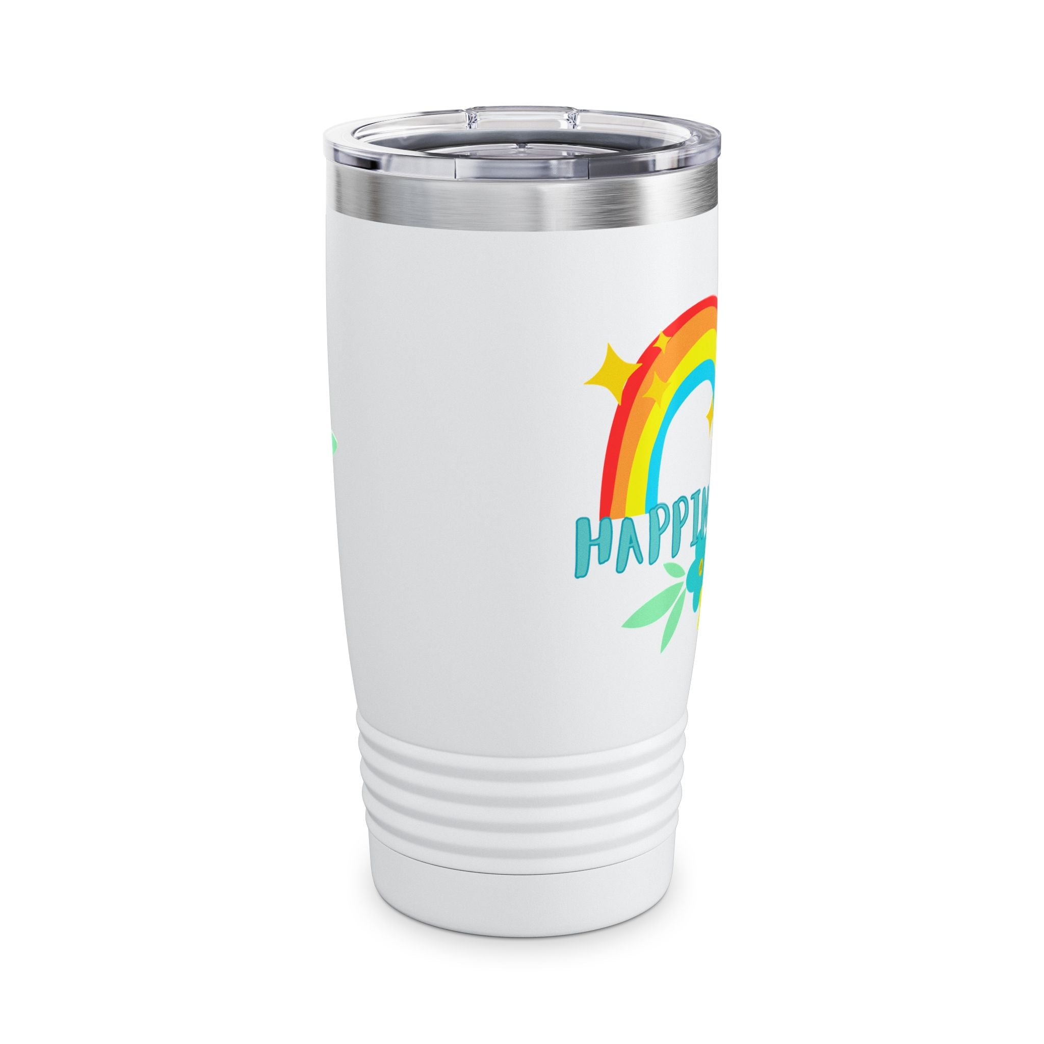 Peel Here "Happiness Rainbow"Tumbler, 20oz