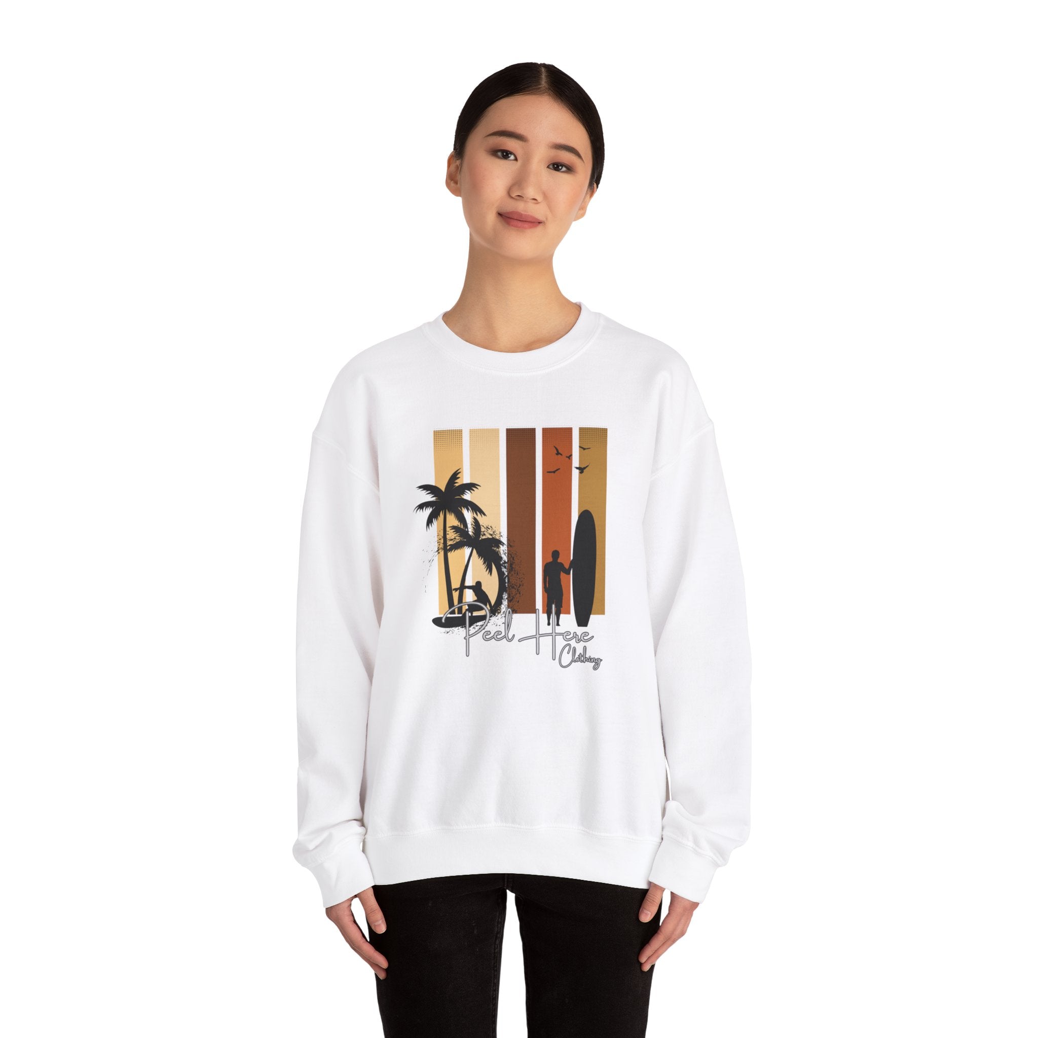 Boards and Surf Crewneck Sweatshirt