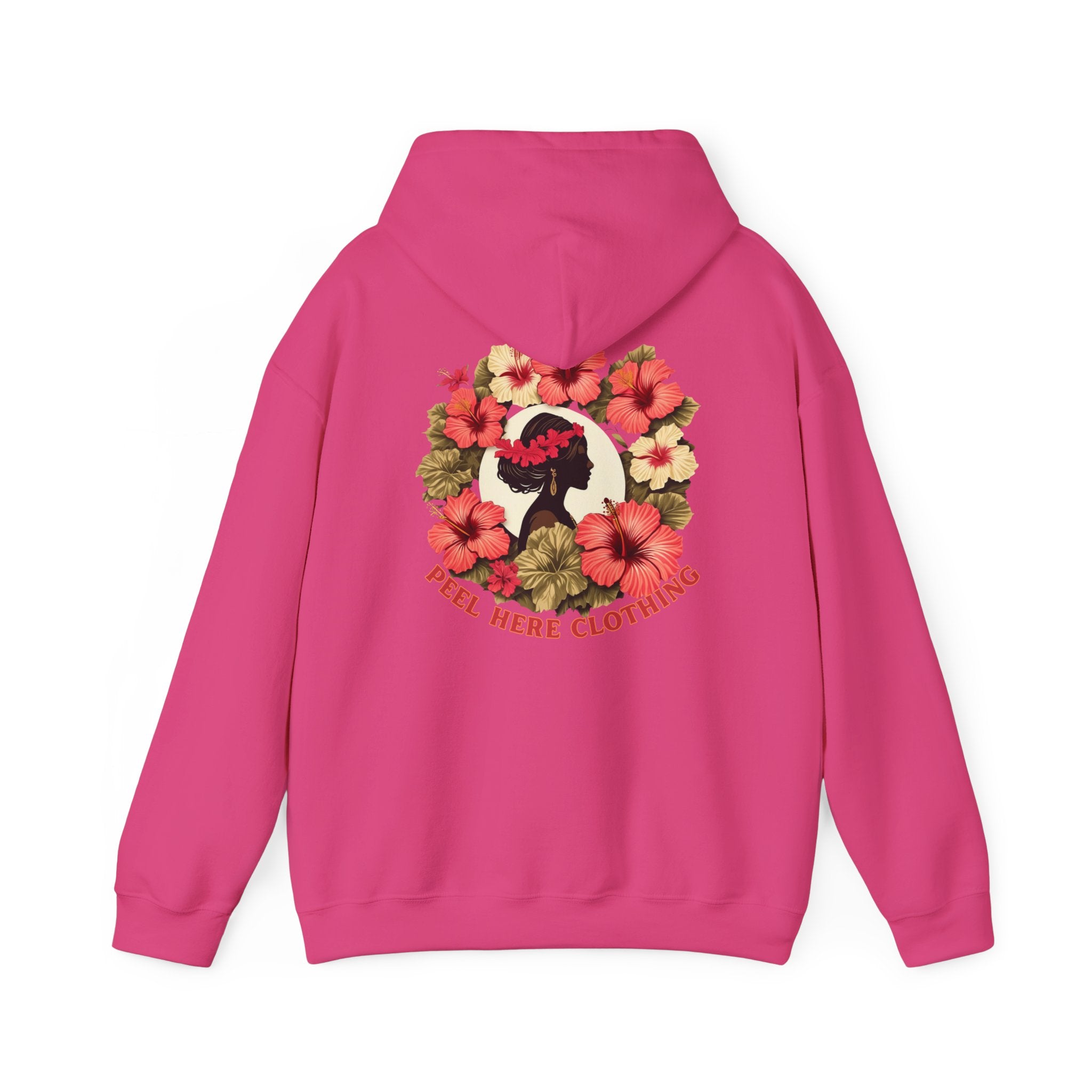 Hibiscus Princess Hooded Sweatshirt Heavy Blend