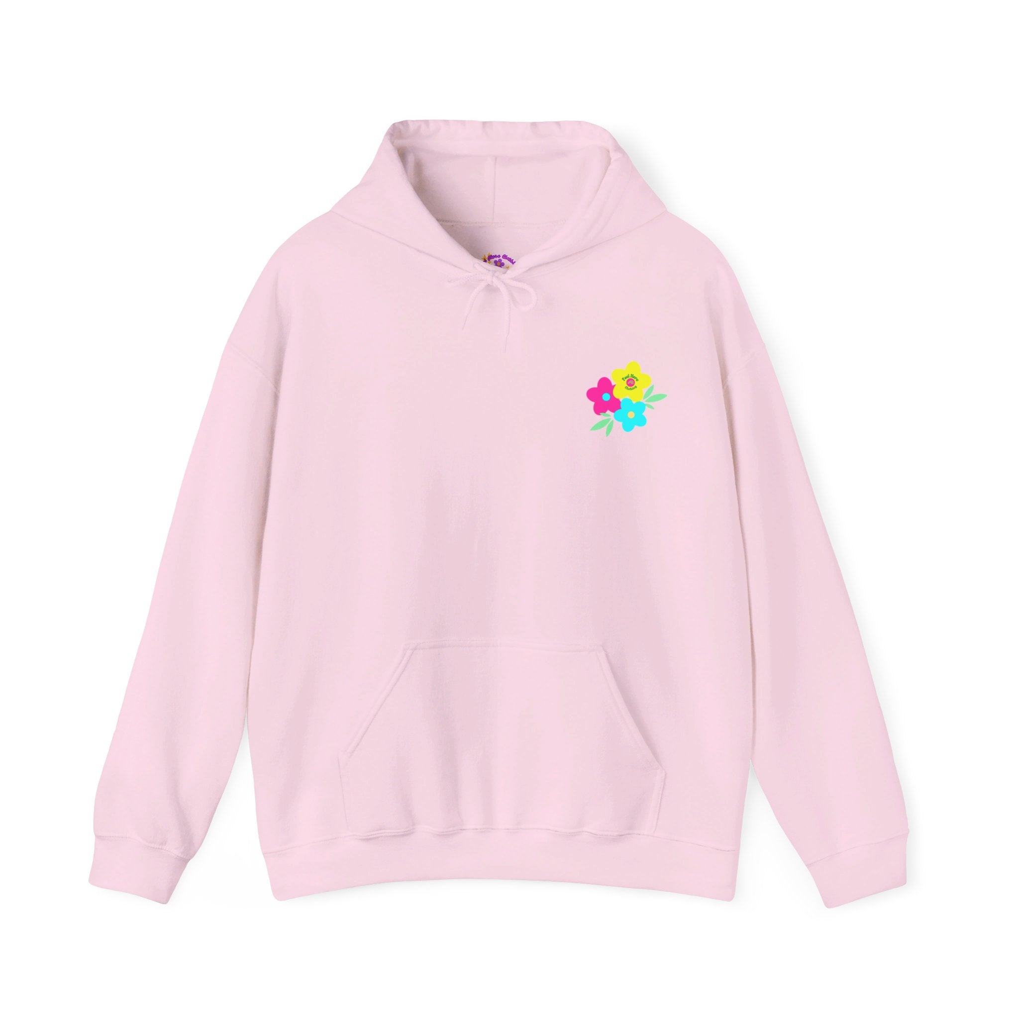 Peel Here Clothings Happy Rainbow Hoodie