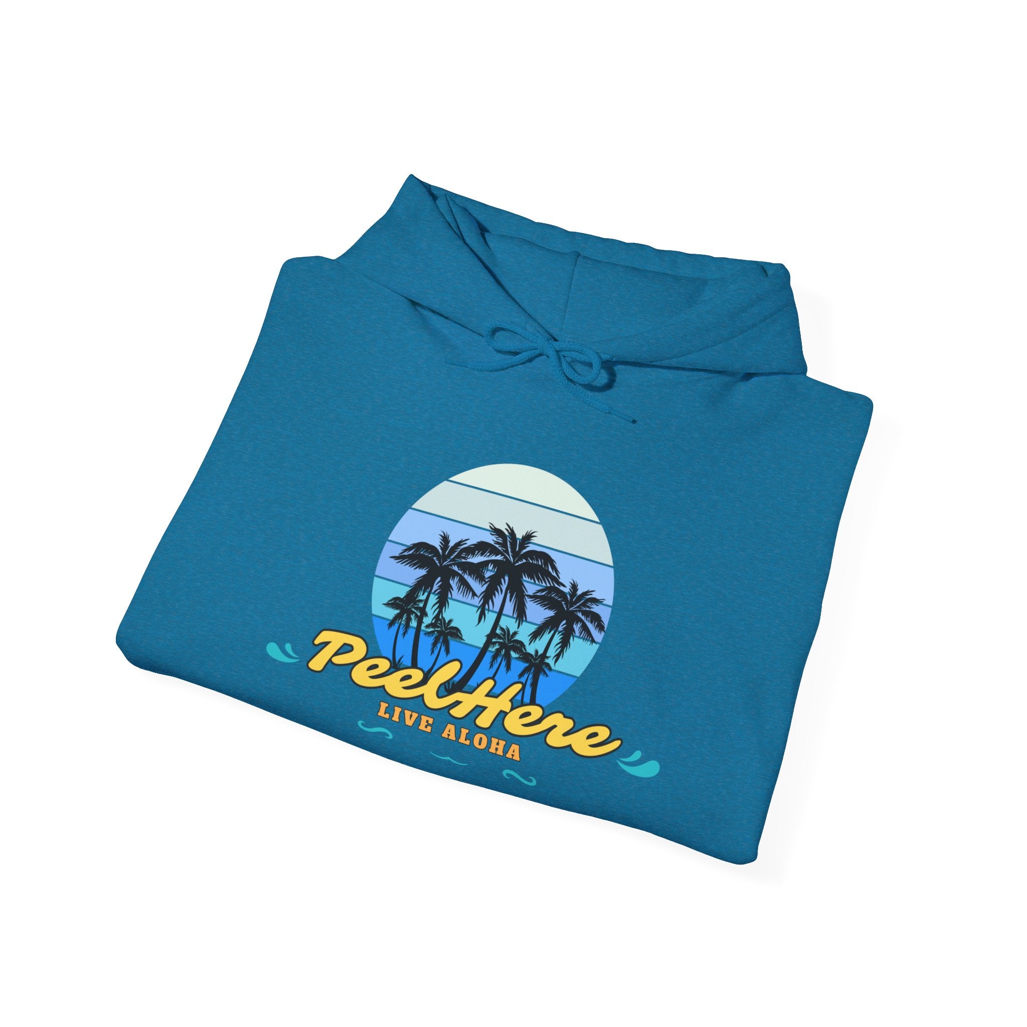 Peel Here Clothing's Live Aloha Hooded Sweatshirt