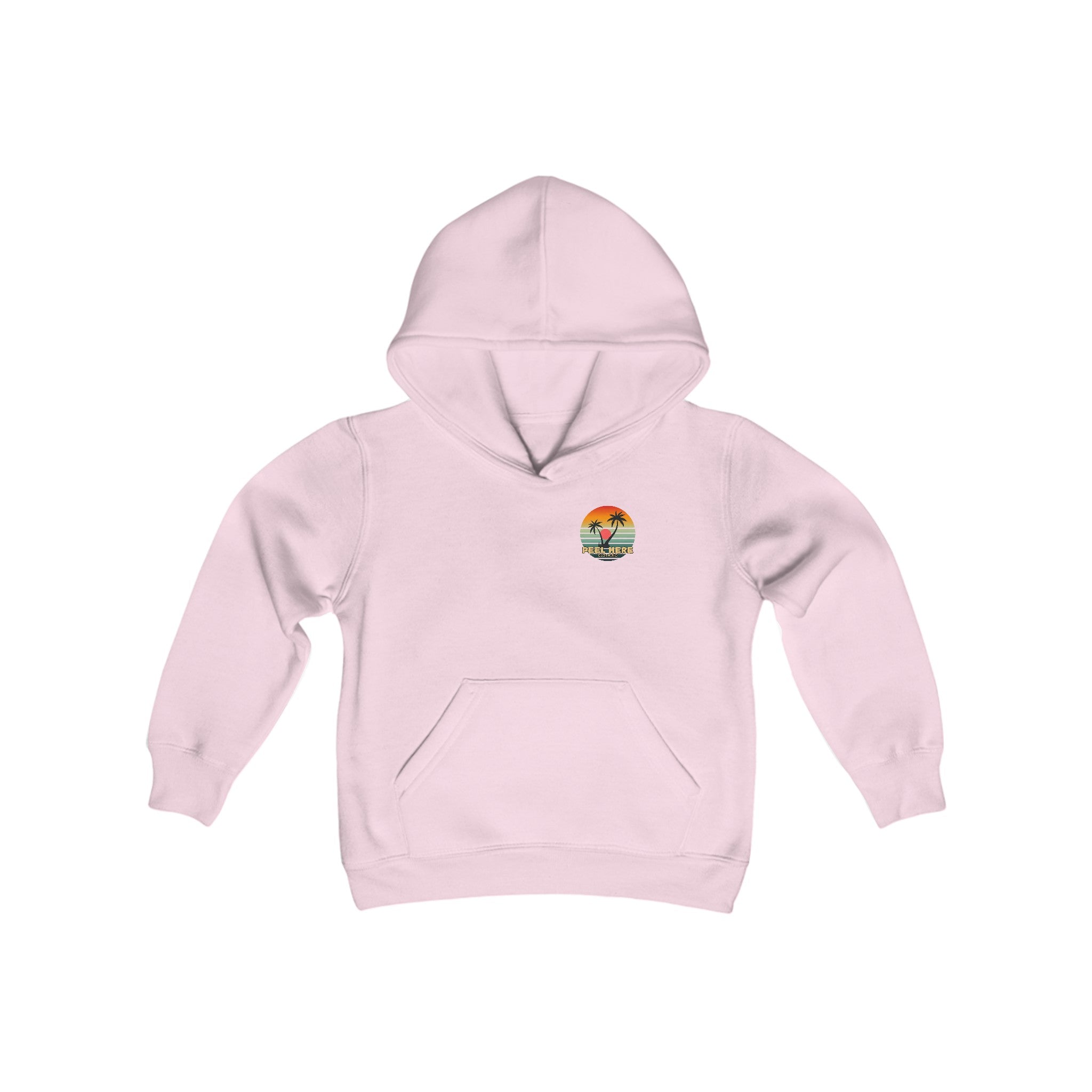 Peel Here Clothings Island Retro Childrens Hoodie