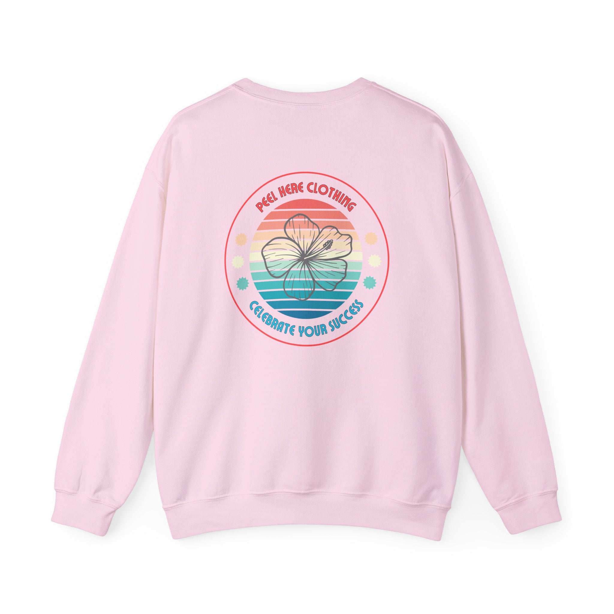 Retro Hibiscus Crewneck Sweatshirt