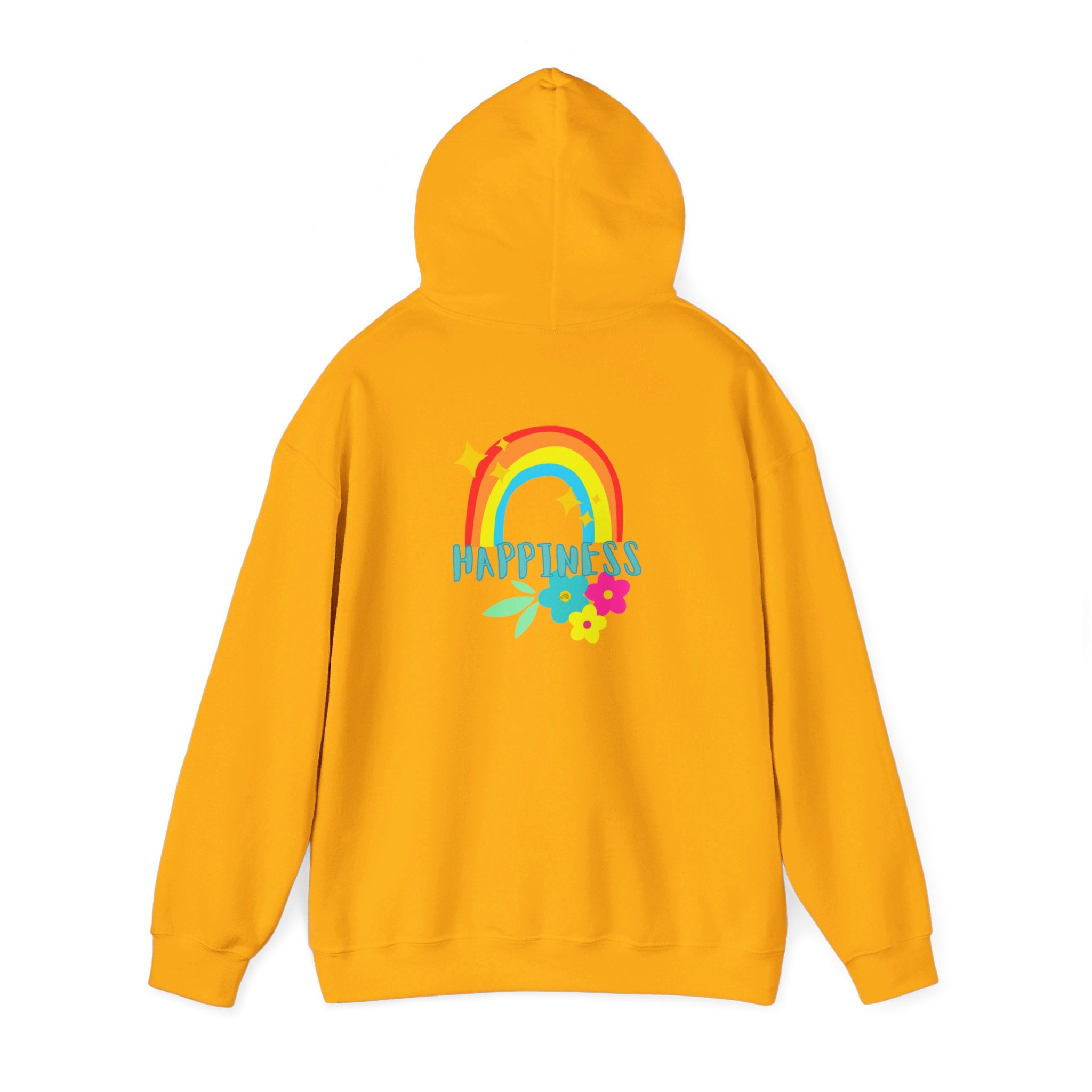 Peel Here Clothings Happy Rainbow Hoodie