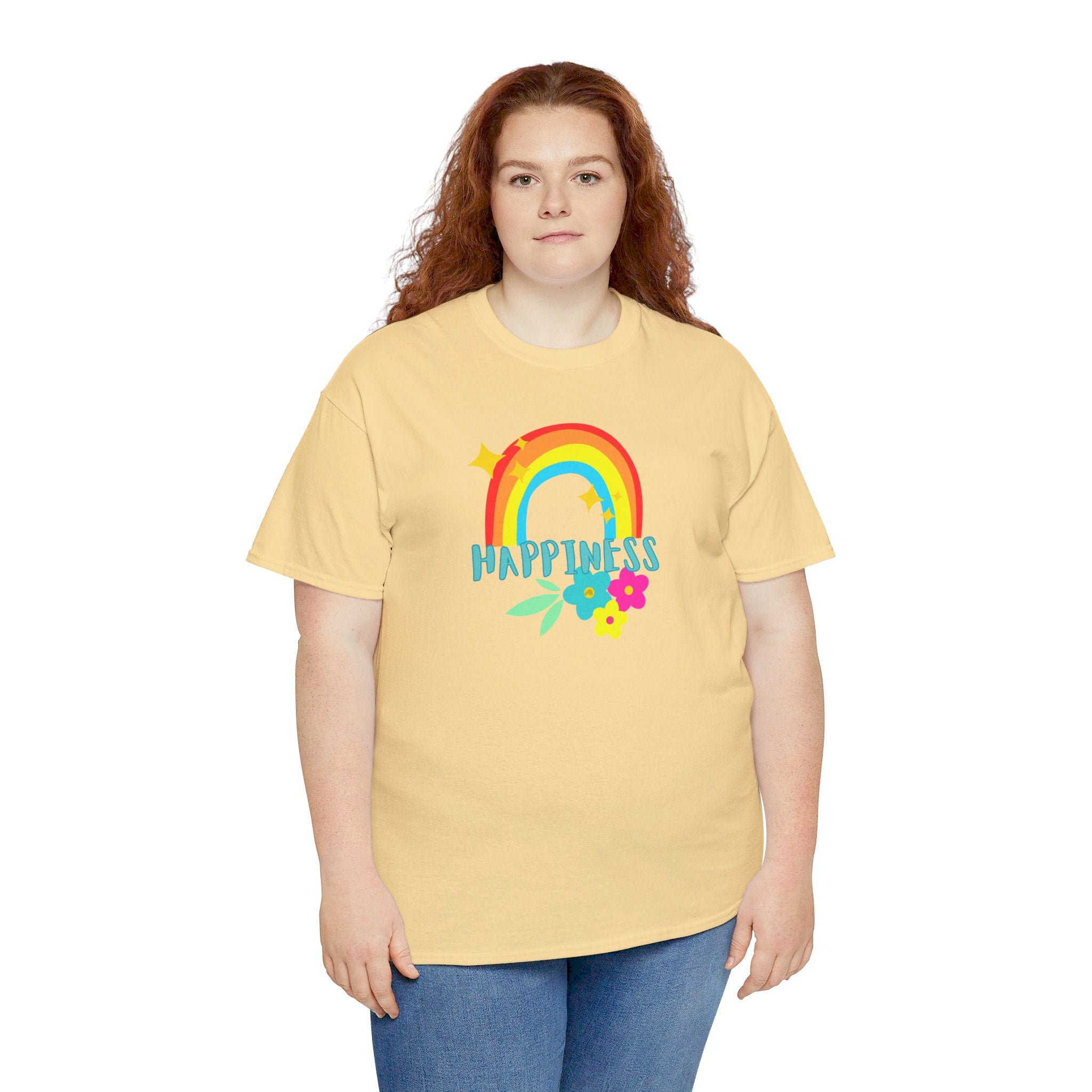 Peel Here Clothing Women's "Happiness Rainbow"