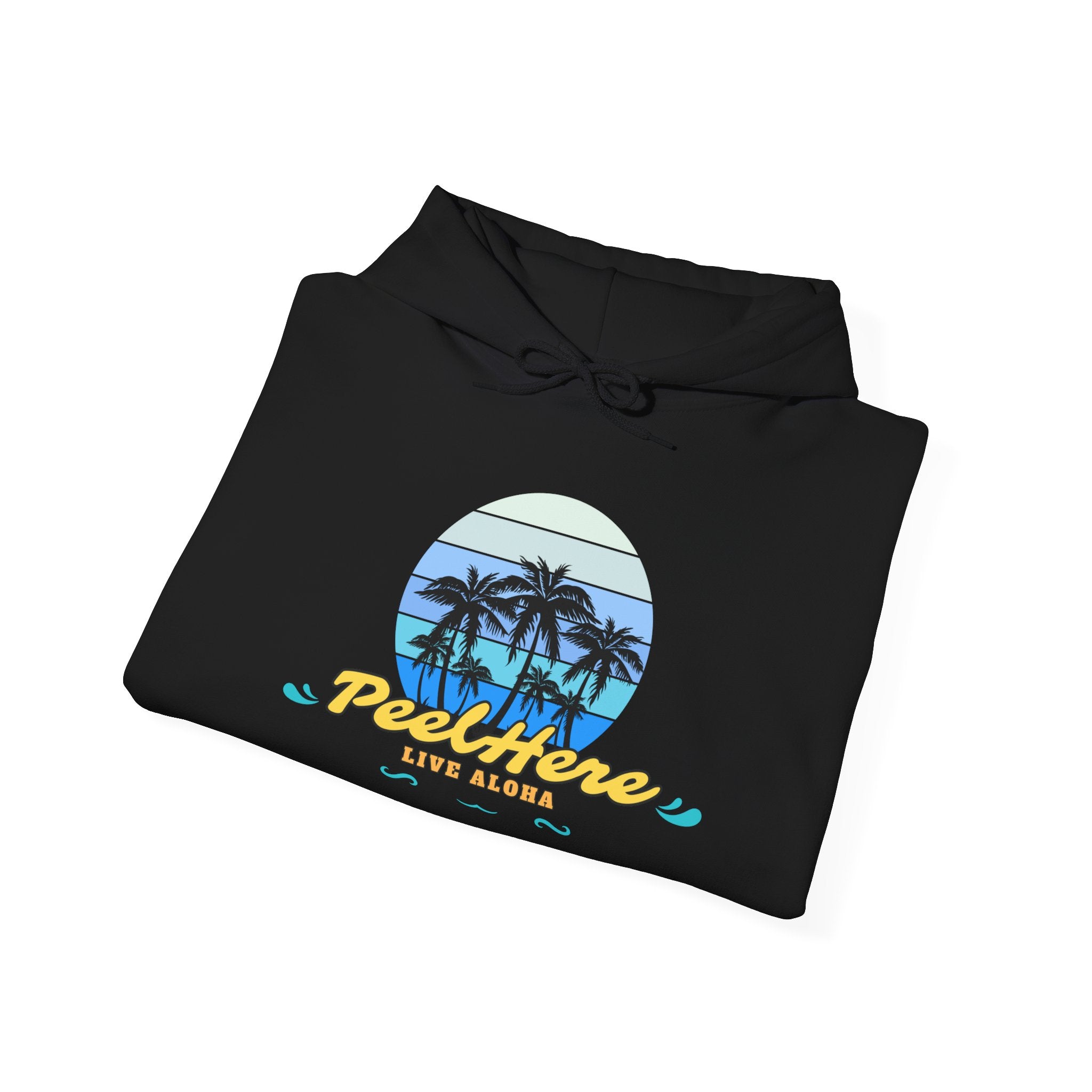 Peel Here Clothing's Live Aloha Hooded Sweatshirt