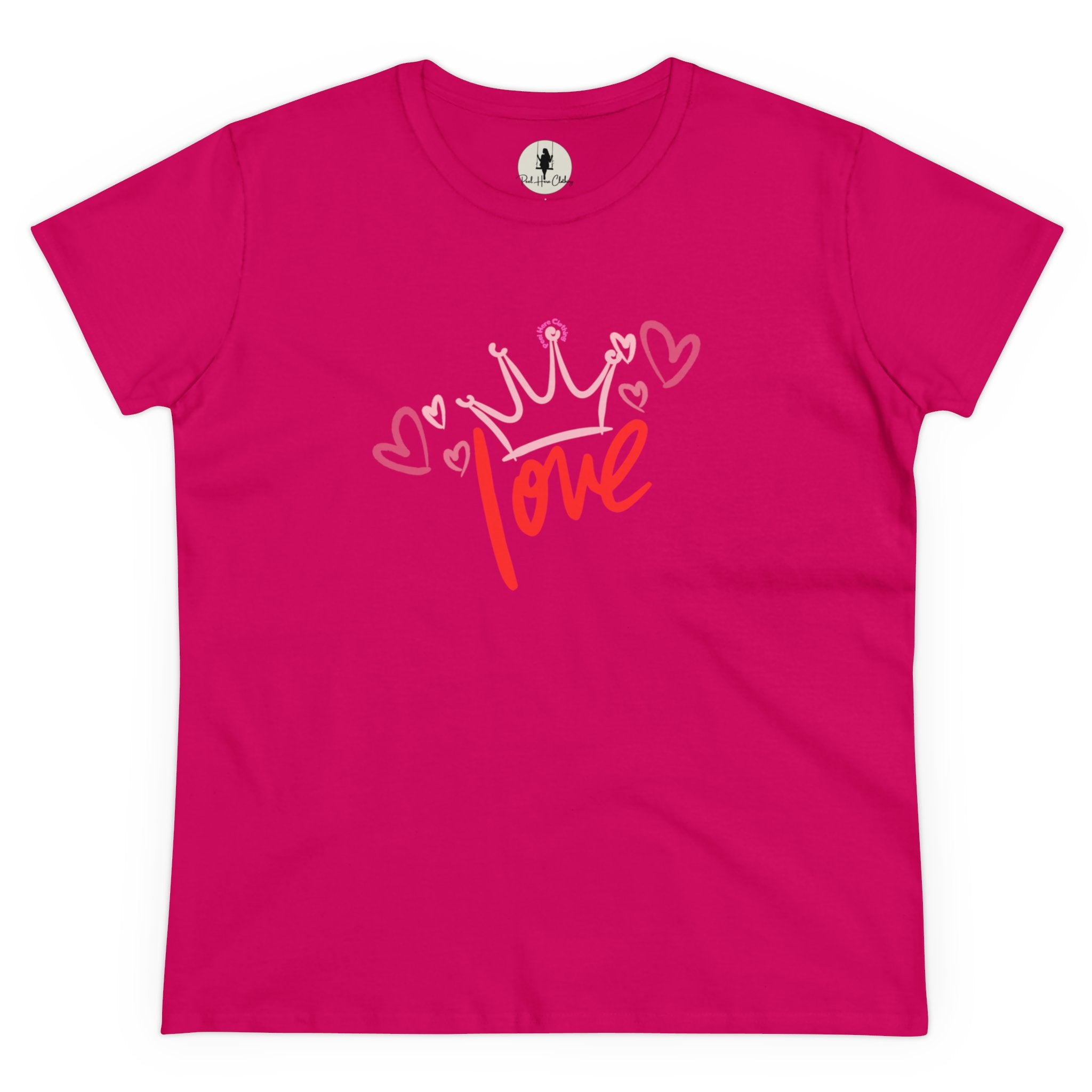 Love !!! Midweight Cotton Tee (Front)