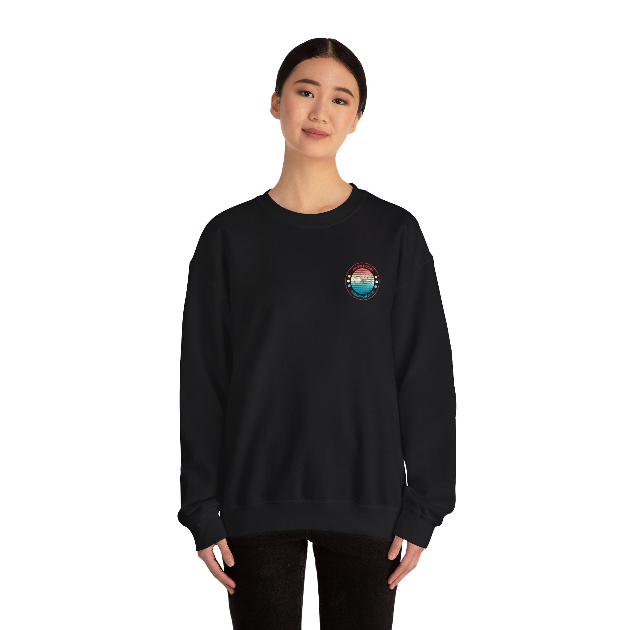 Retro Hibiscus Crewneck Sweatshirt