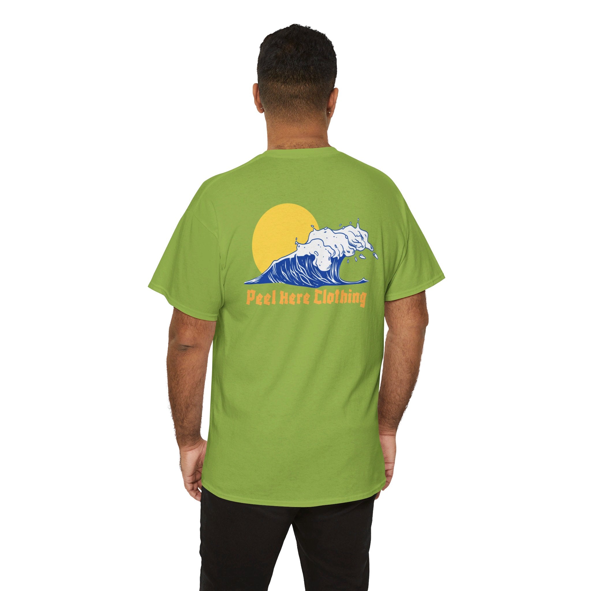 Mens Peel Here Waves and Sun T-Shirt