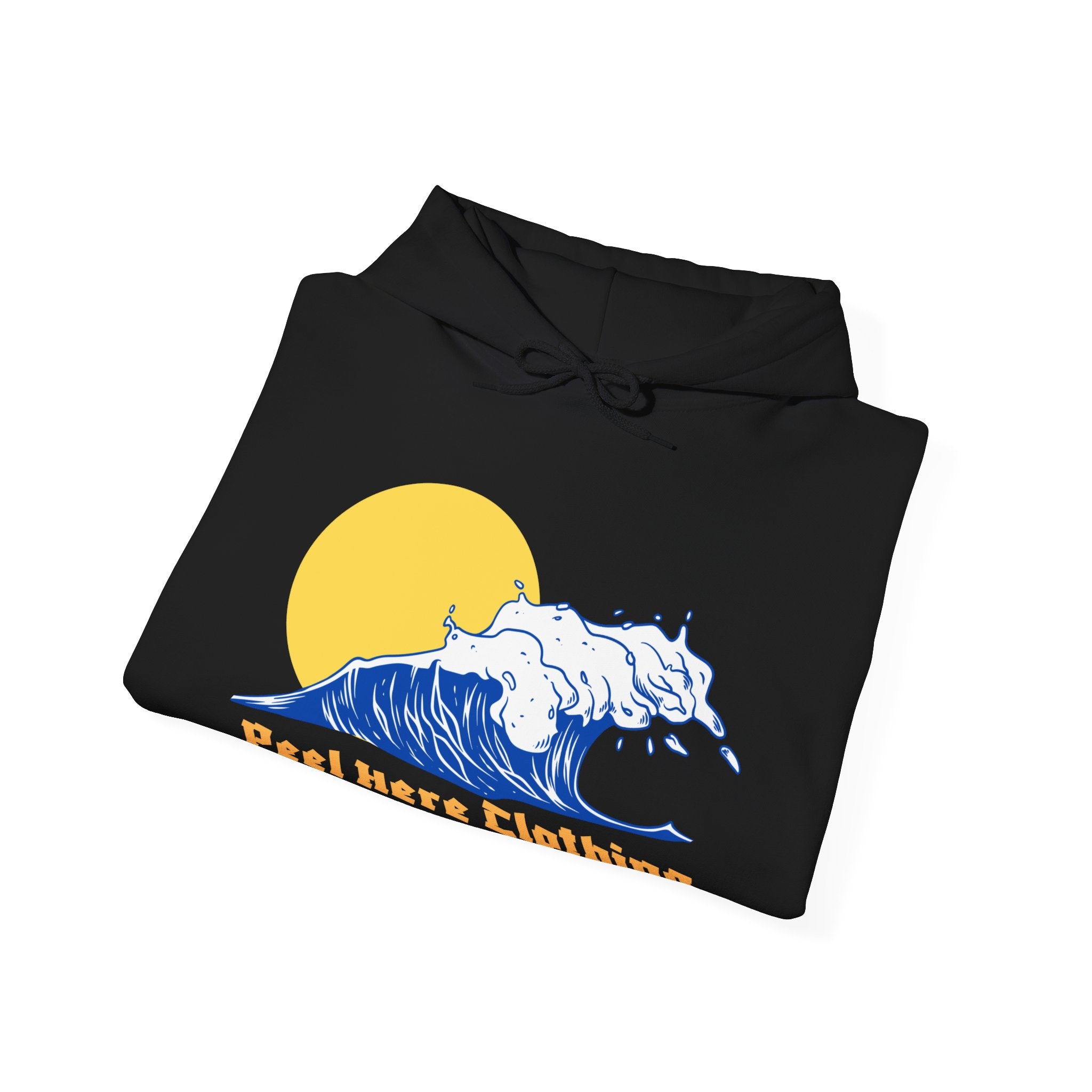 Peel Here Clothing's Wave and Sun Hoodie