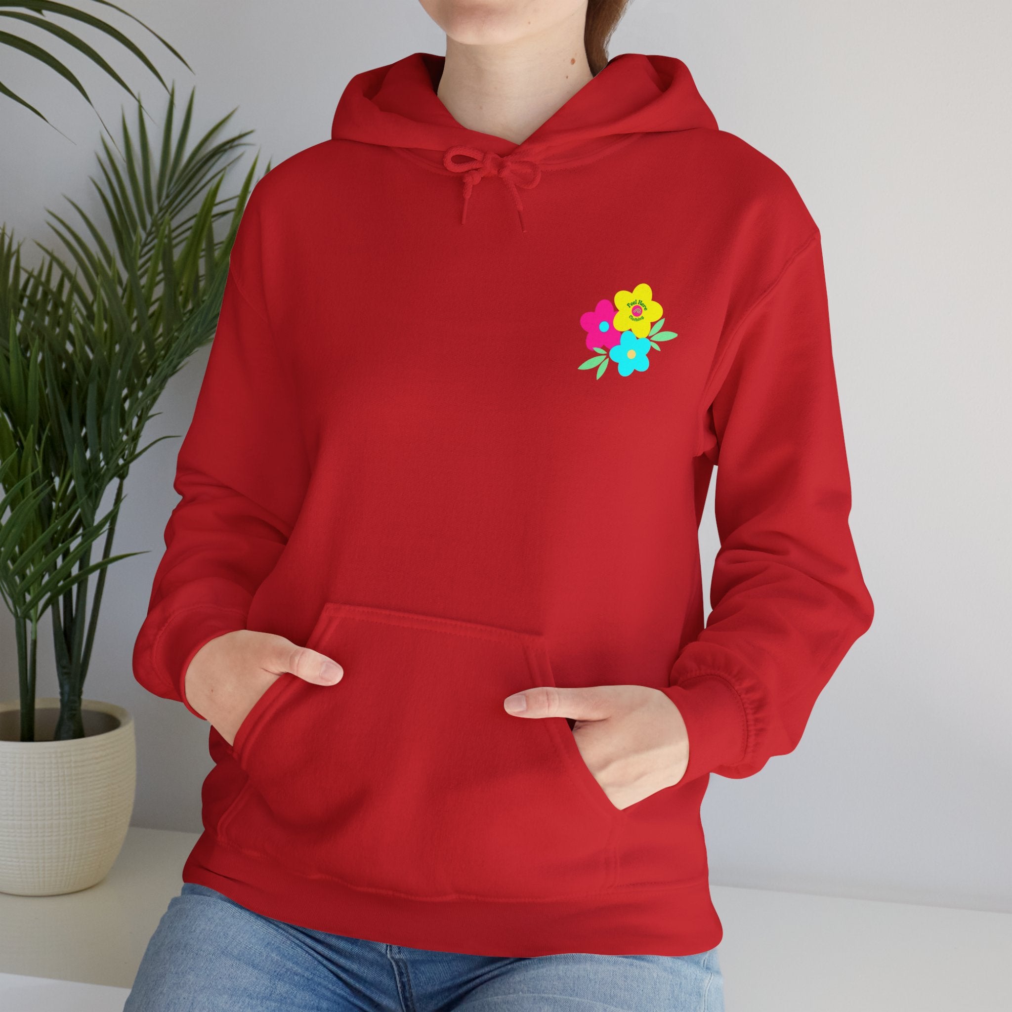 Peel Here Clothings Happy Rainbow Hoodie