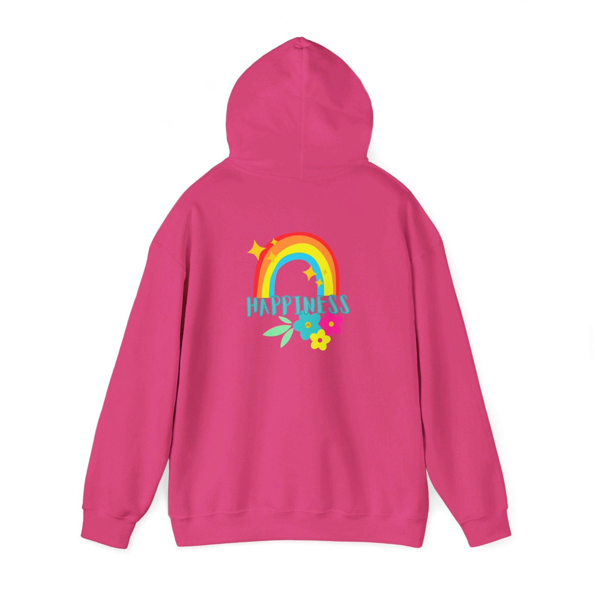 Peel Here Clothings Happy Rainbow Hoodie