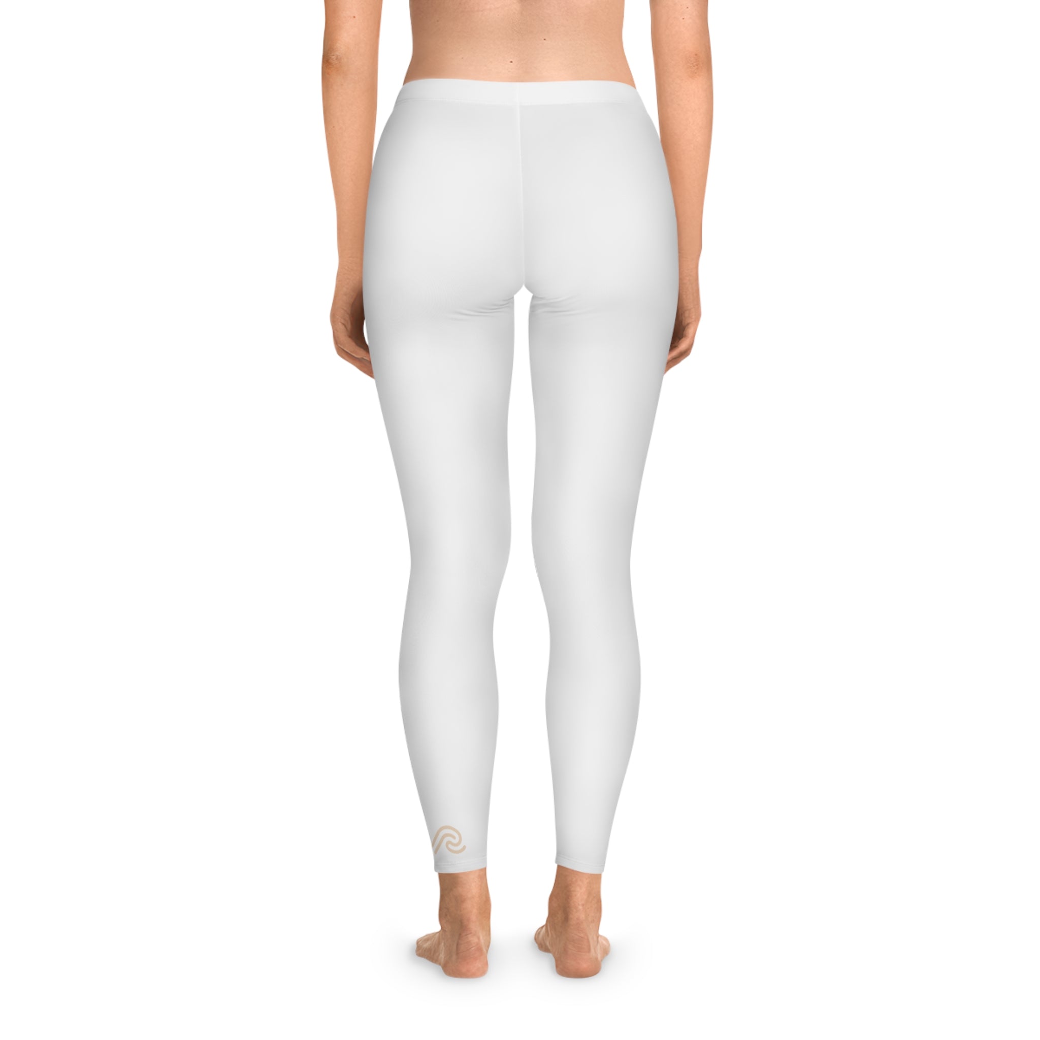 Womens Peel Here Luxe Stretchy Leggings (white)