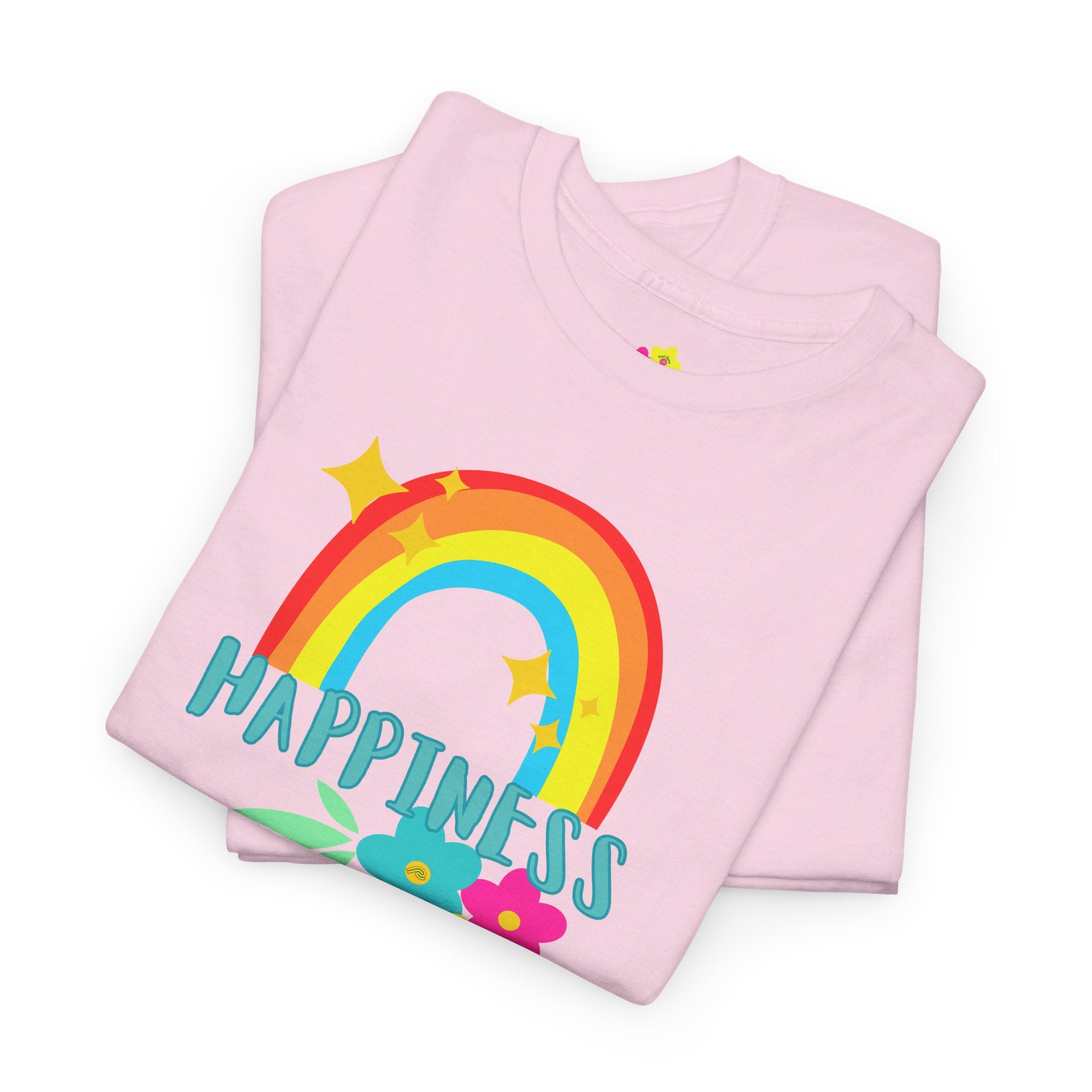 Peel Here Clothing Women's "Happiness Rainbow"