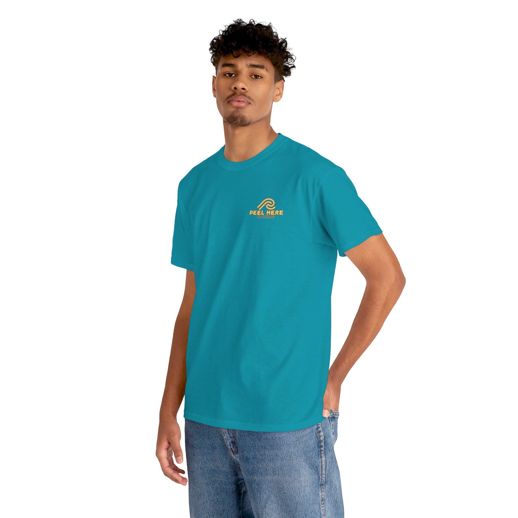 Mens Peel Here Waves and Sun T-Shirt