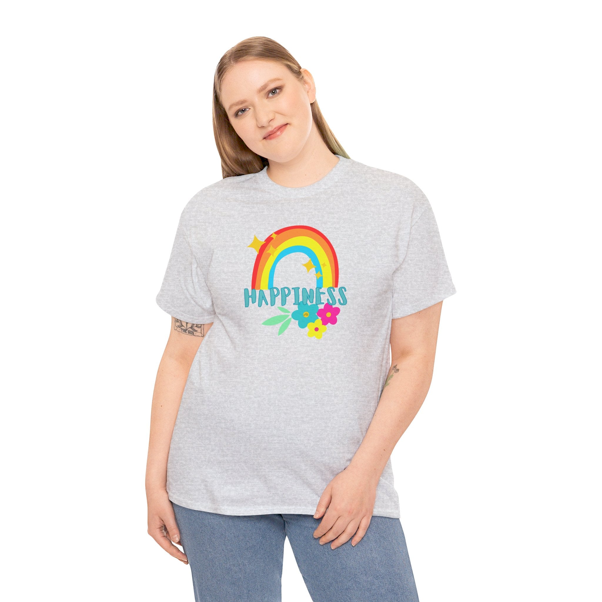 Peel Here Clothing Women's "Happiness Rainbow"