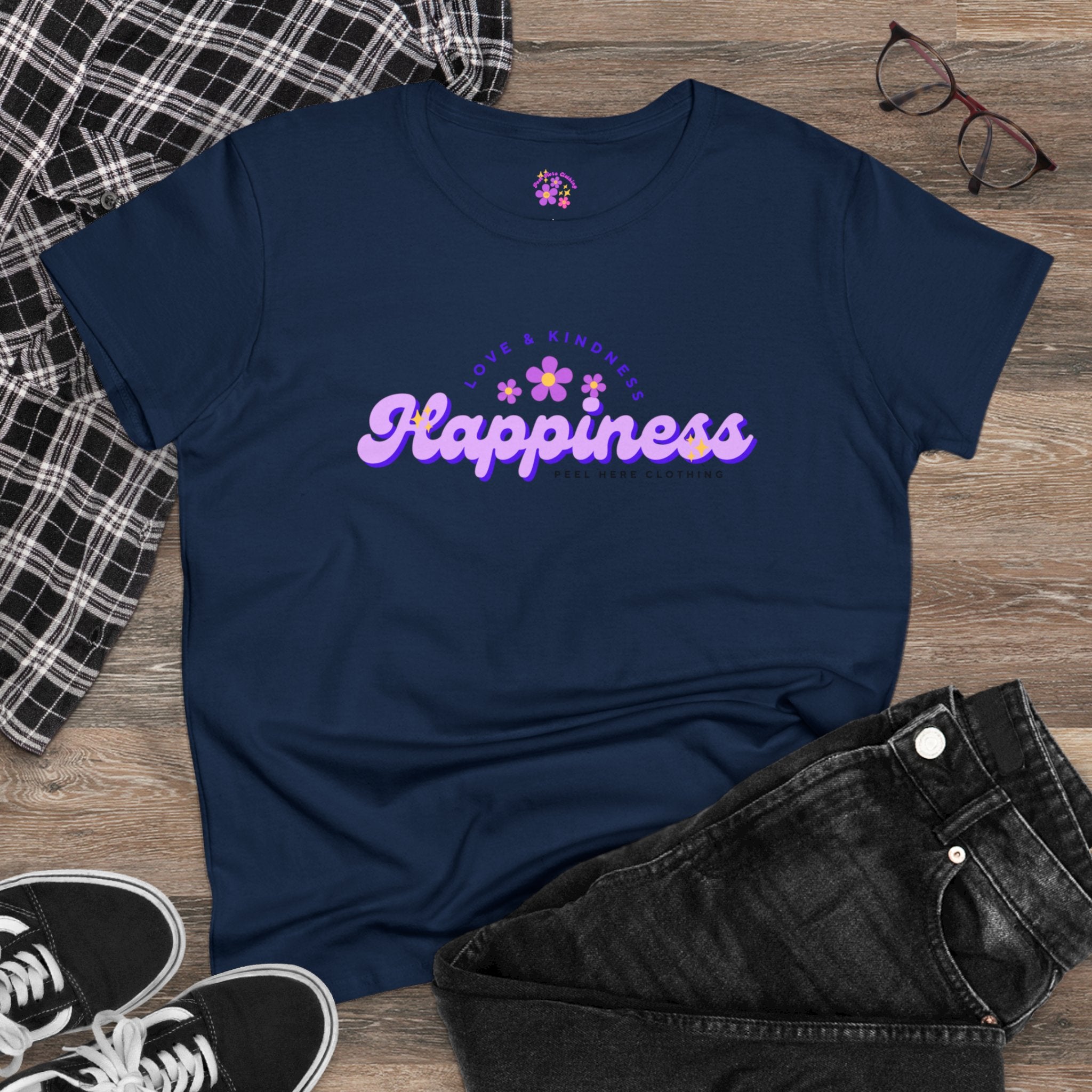 Happiness Midweight Cotton Tee (Front)