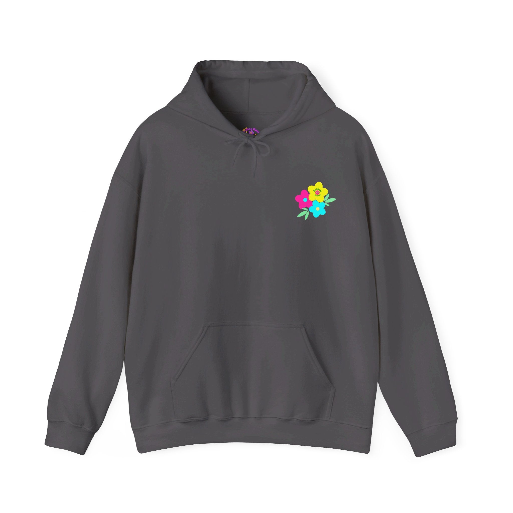 Peel Here Clothings Happy Rainbow Hoodie