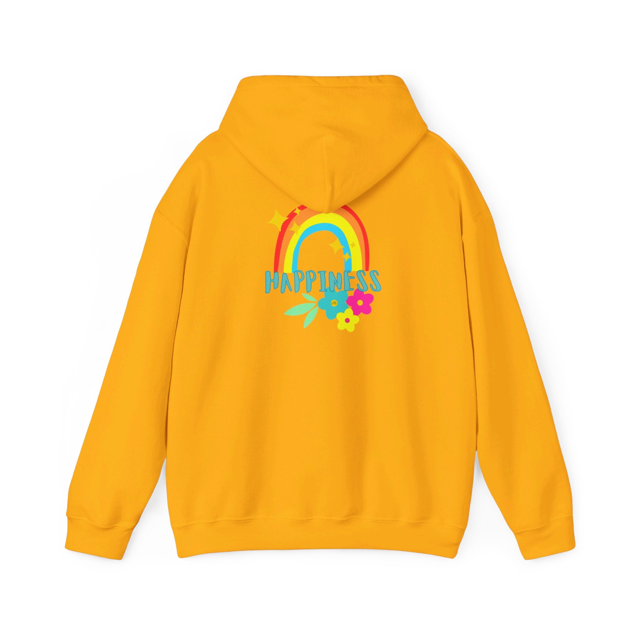 Peel Here Clothings Happy Rainbow Hoodie